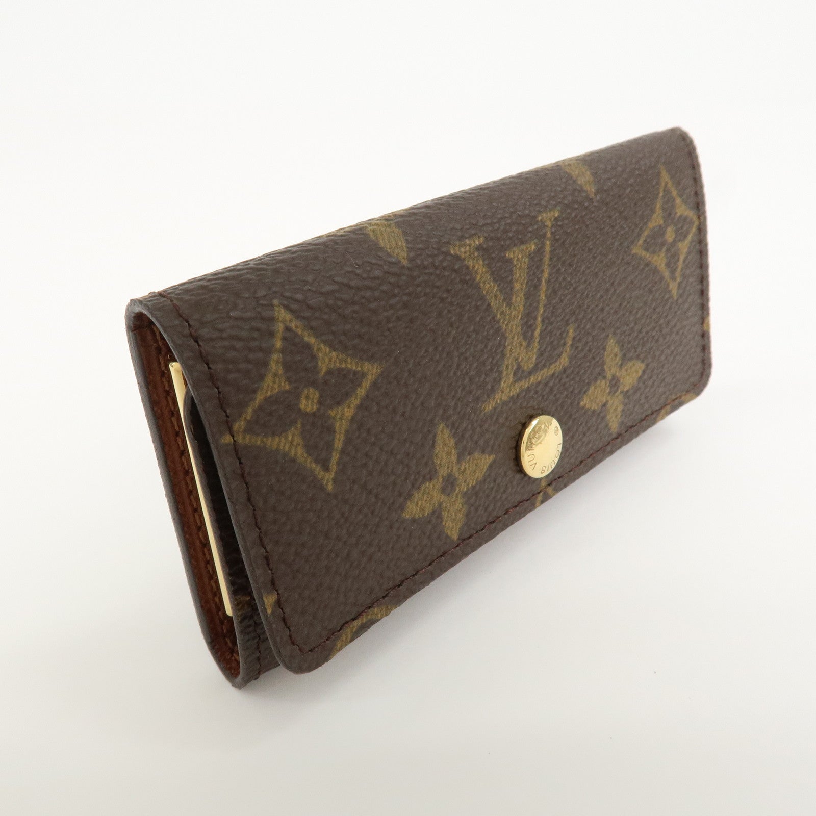 Louis Vuitton Monogram Multicles 4 Key Case Key Holder Brown M69517