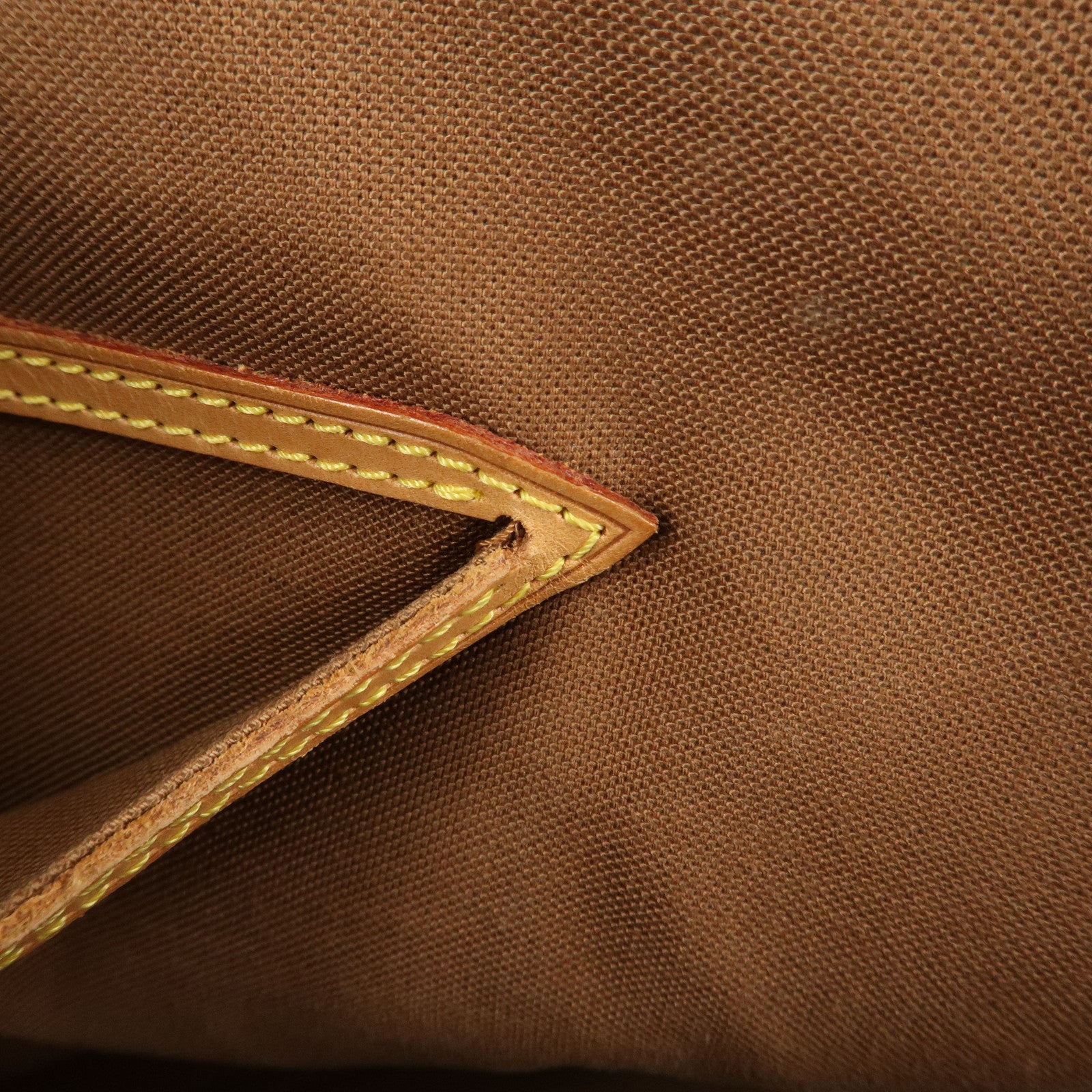 Louis Vuitton Monogram Alma Hand Bag Brown Brown M51130 Used