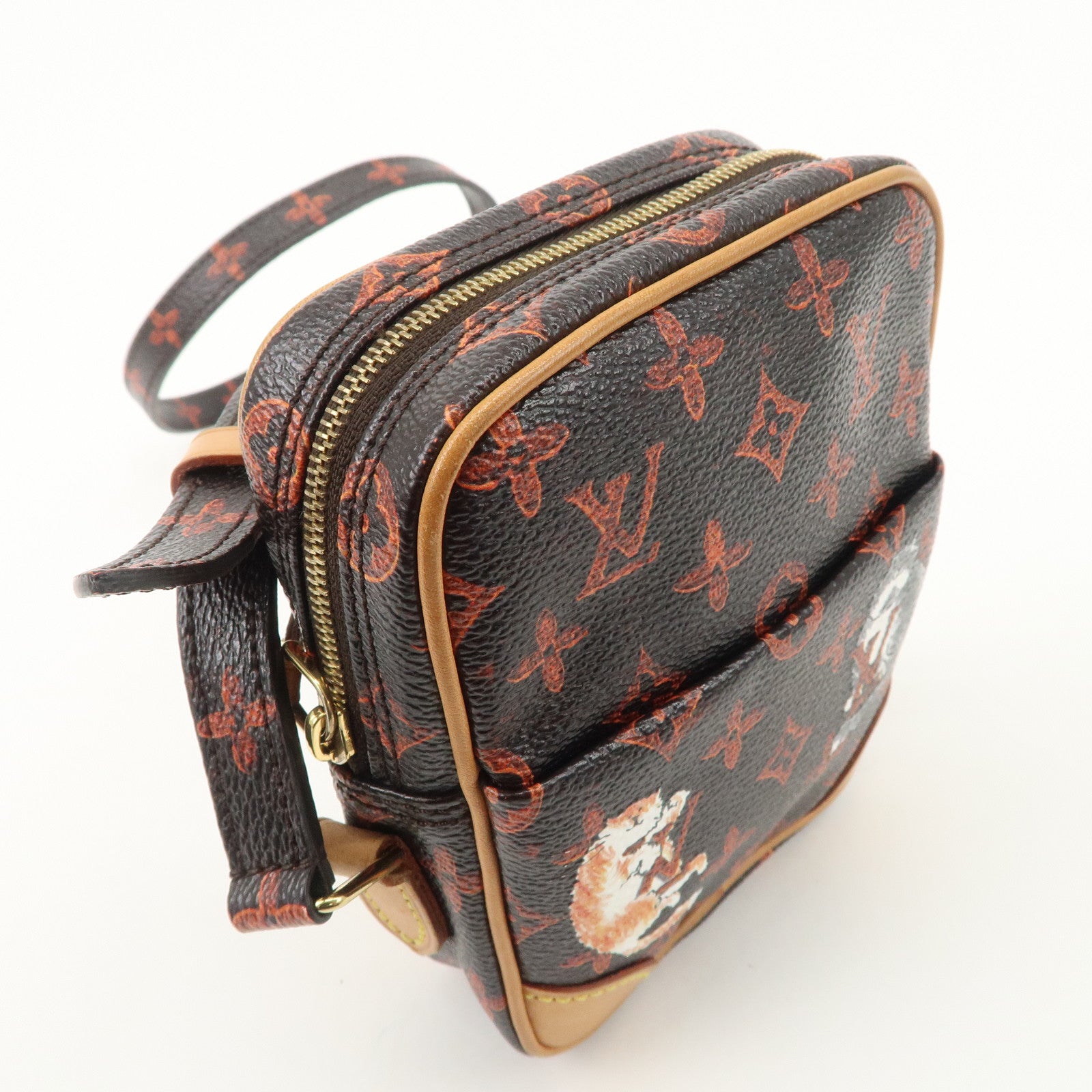 Louis Vuitton Catogram Paname Shoulder Bag Crossbody Bag Brown M44399