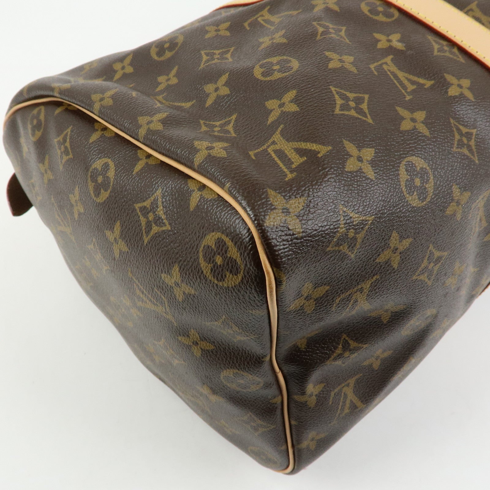 Louis Vuitton Monogram Keep All 45 Boston Bag Brown M41428