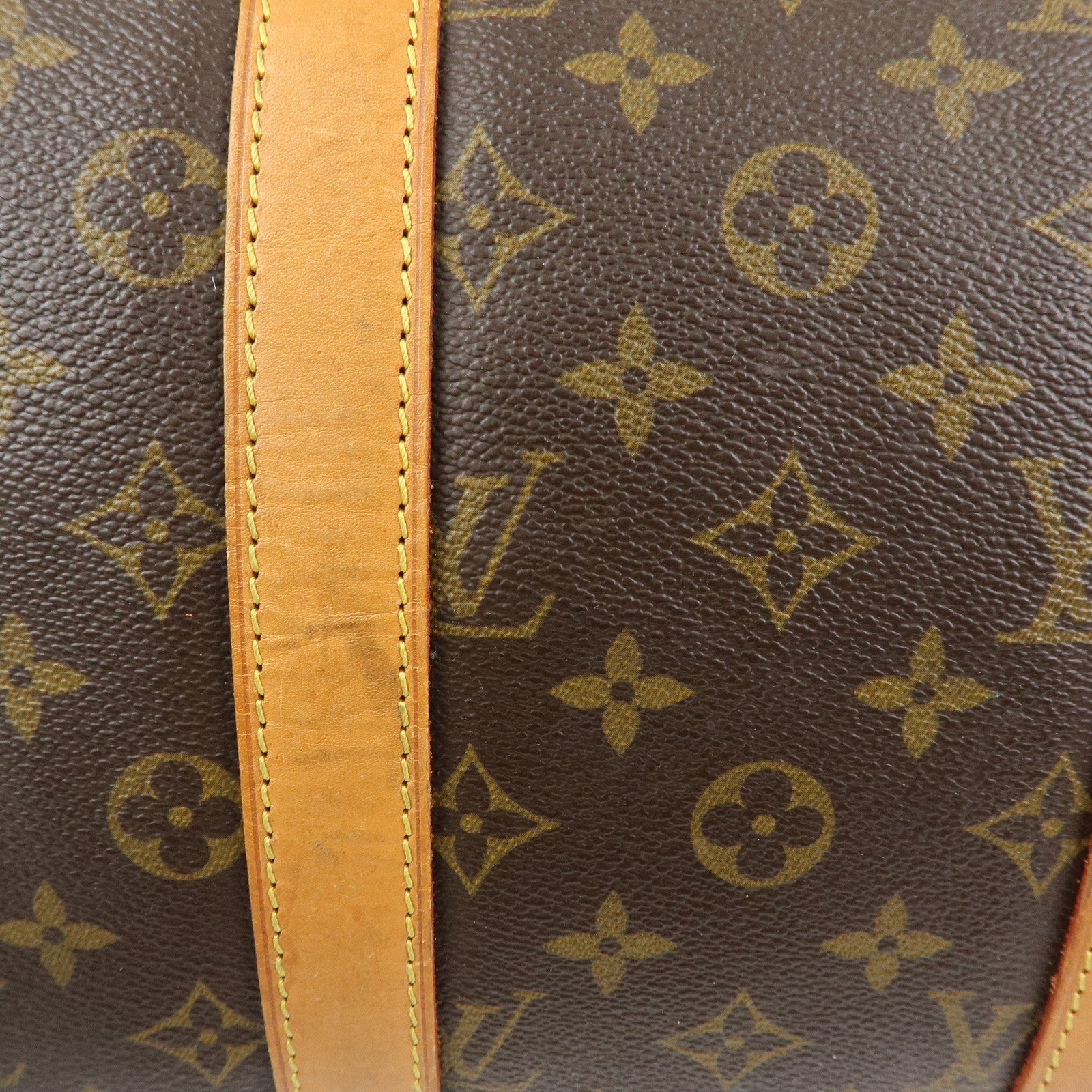 Louis Vuitton Monogram Keep All Bandouliere 45 Boston Bag M41418