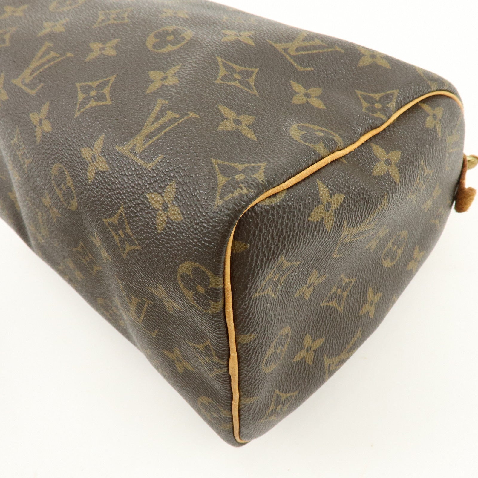 Louis Vuitton Monogram Speedy 25 Boston Bag Hand Bag Brown M41528