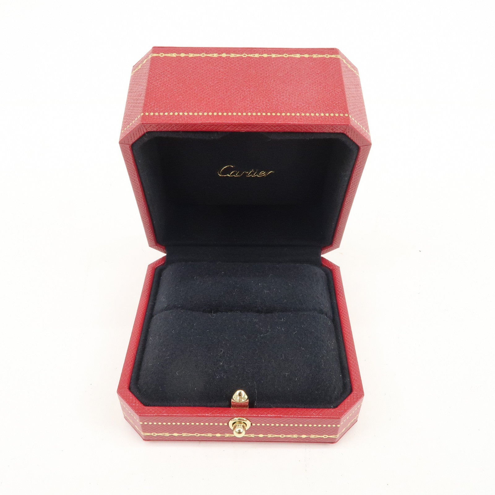 Cartier Set of 5 Jewelry Boxes Ring Boxes Red Gold