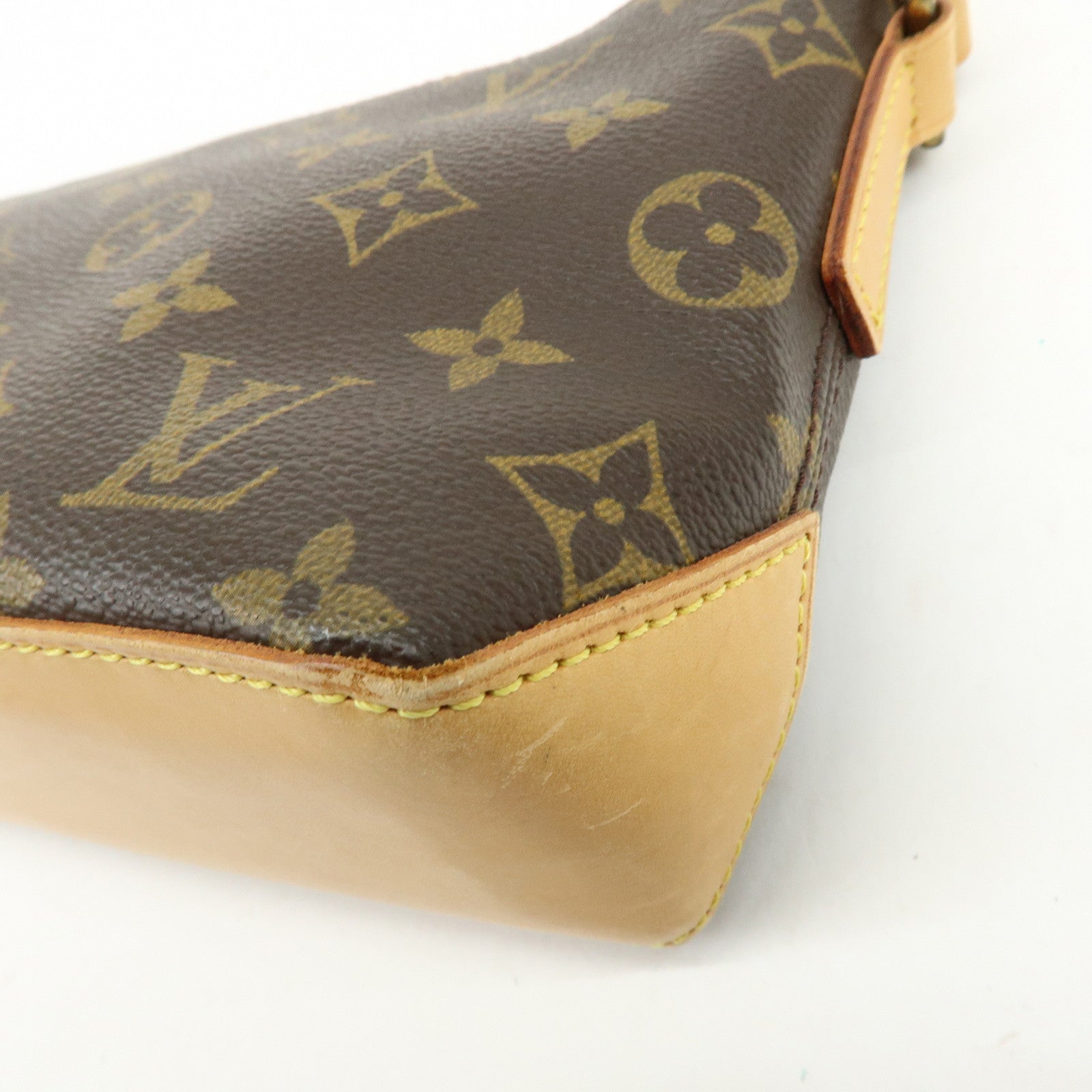 Louis Vuitton Monogram Trotteur Canvas Shoulder Bag Brown M51240