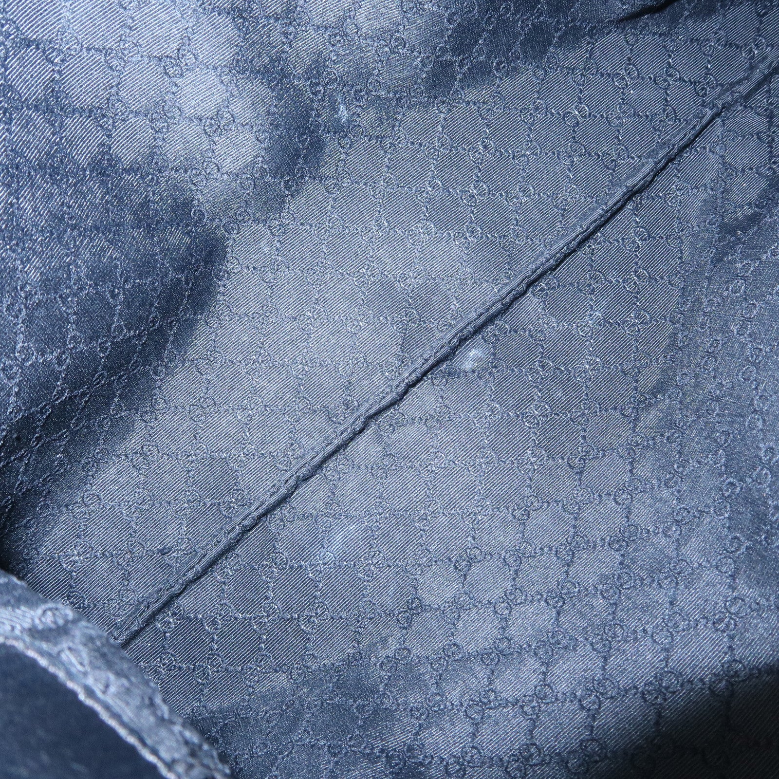 GUCCI Kandensky Denim Leather Shoulder Bag Hand Bag Black 28628