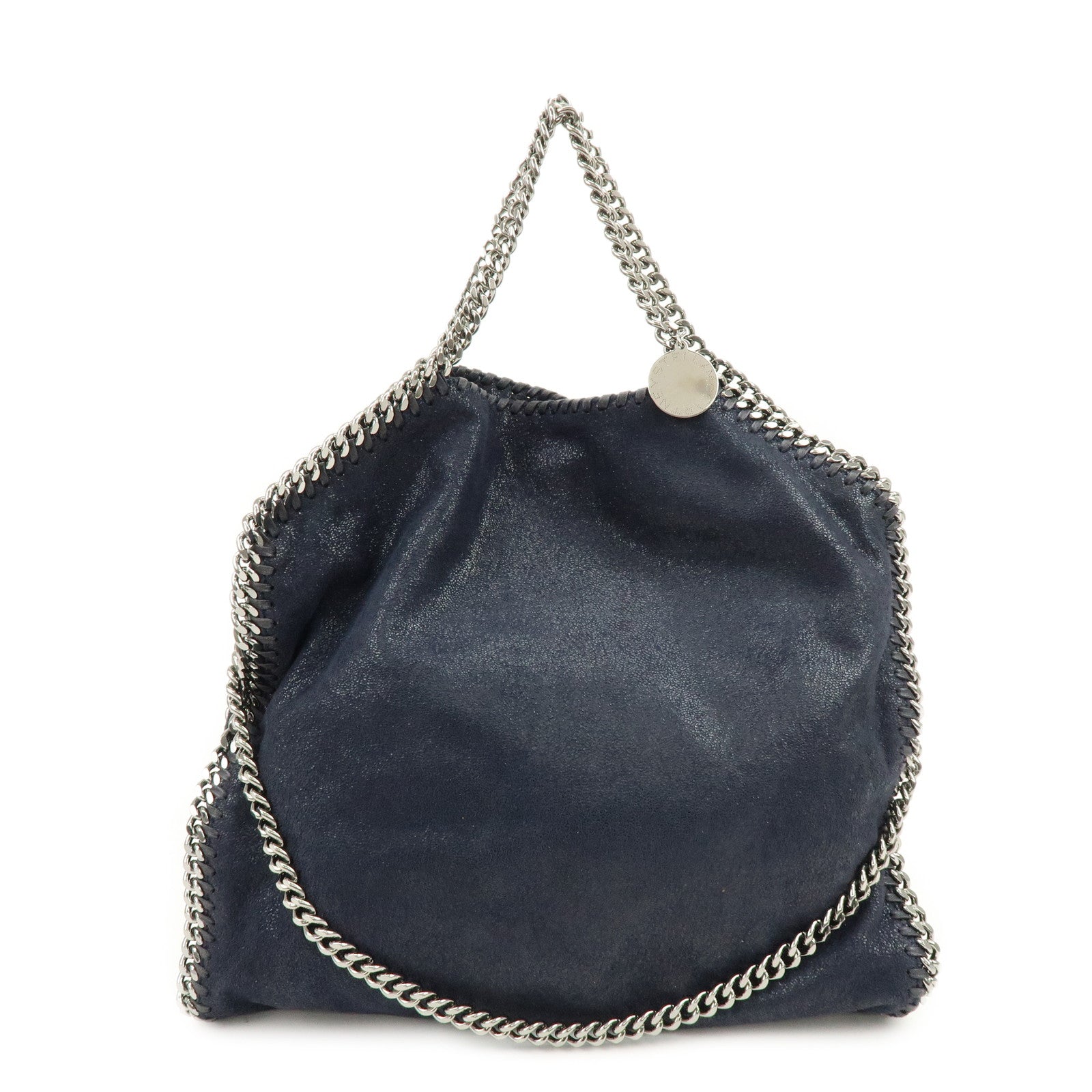 STELLA MCCARTNEY Falabella Faux Leather 2Way Bag Dark Navy 234387