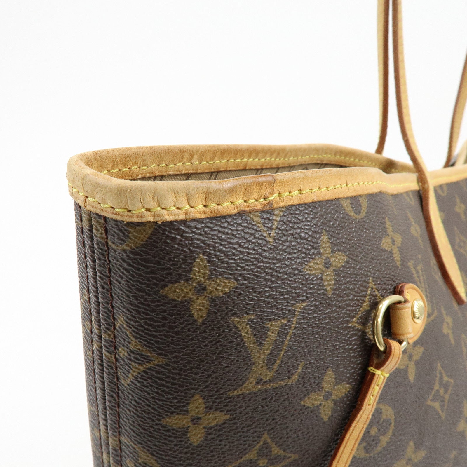 Louis Vuitton Monogram Neverfull GM Tote Bag Hand Bag Brown M40157