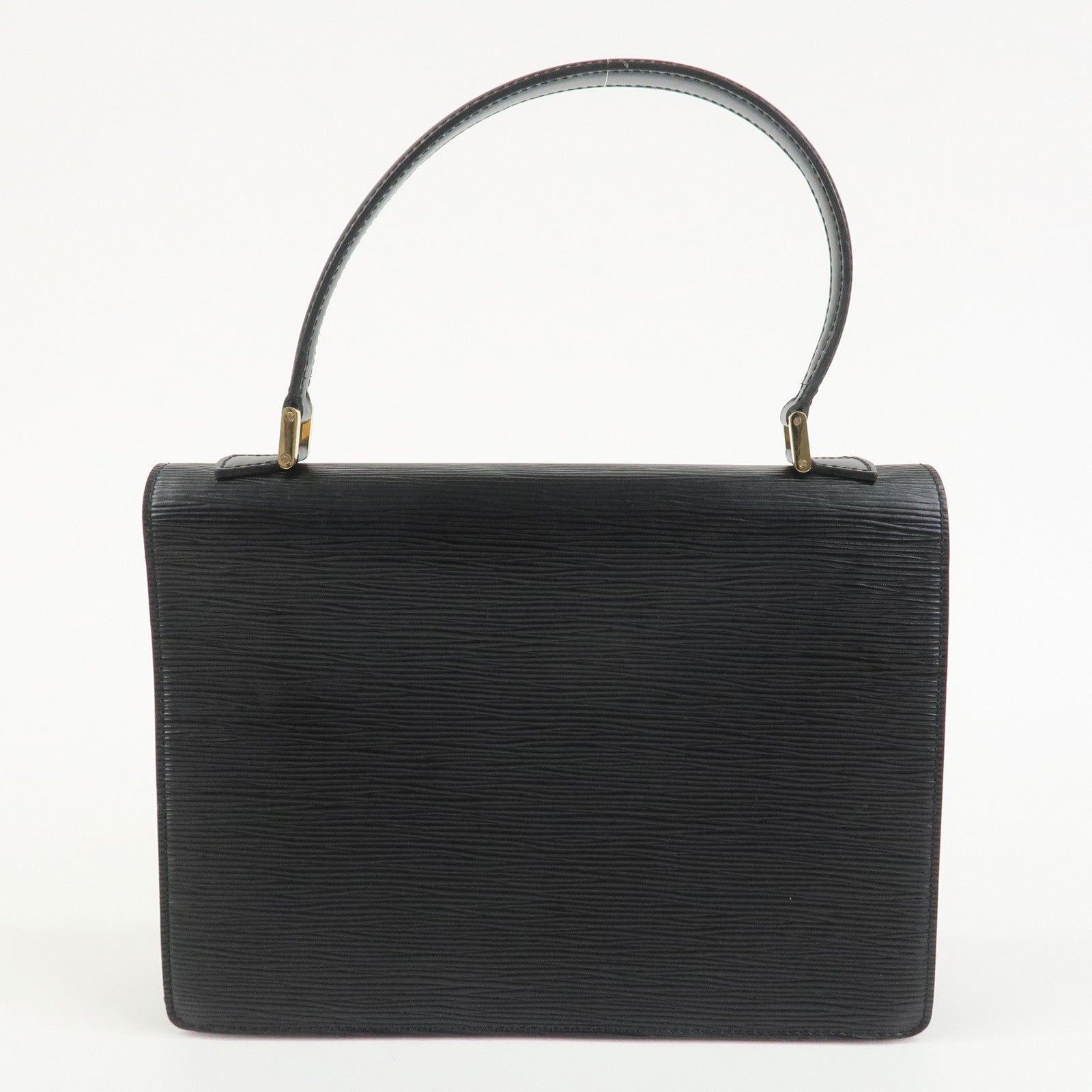 Louis Vuitton Epi Concorde Leather Hand Bag Noir Black M52132