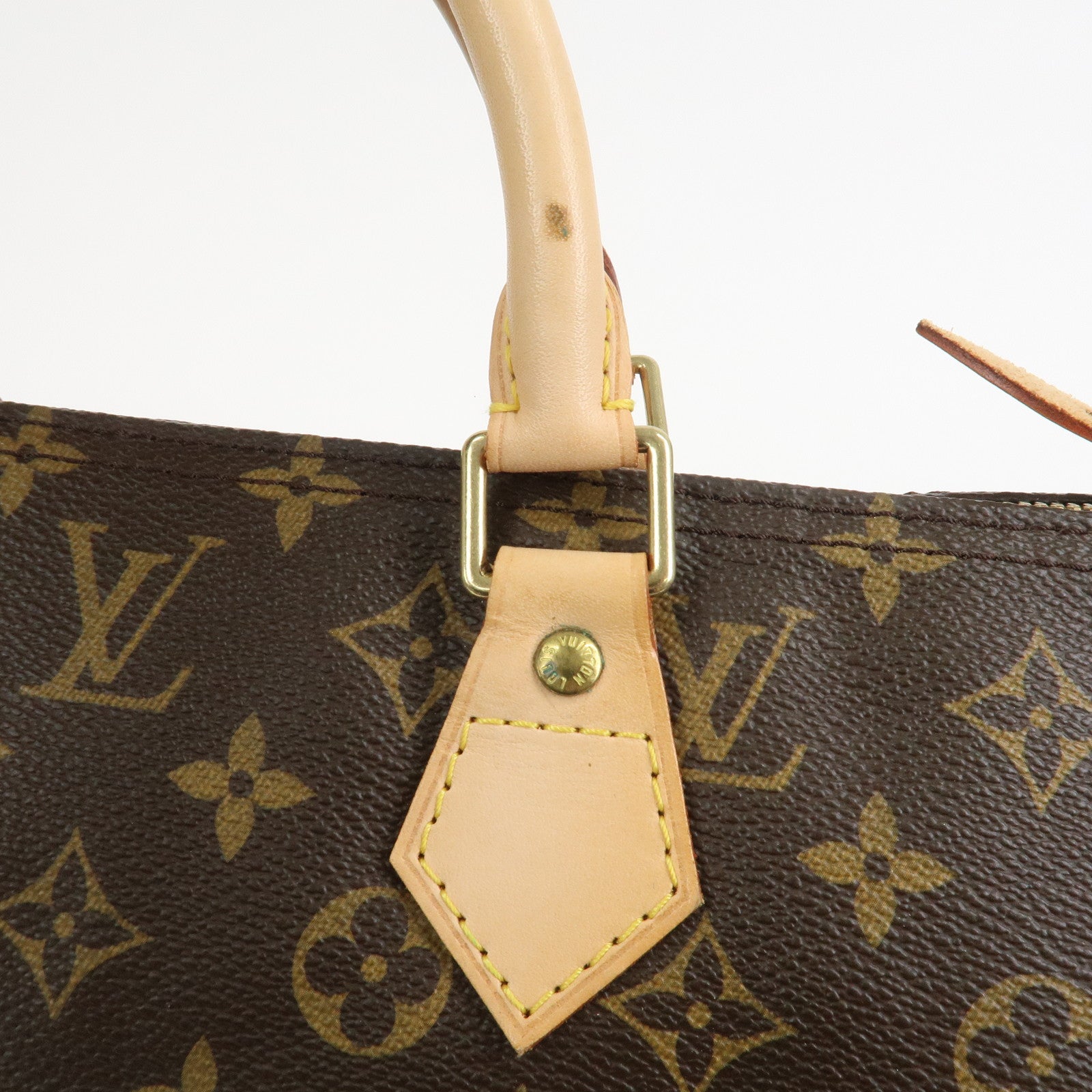 Louis Vuitton Monogram Speedy 40 Hand Bag Boston Bag Brown M41522