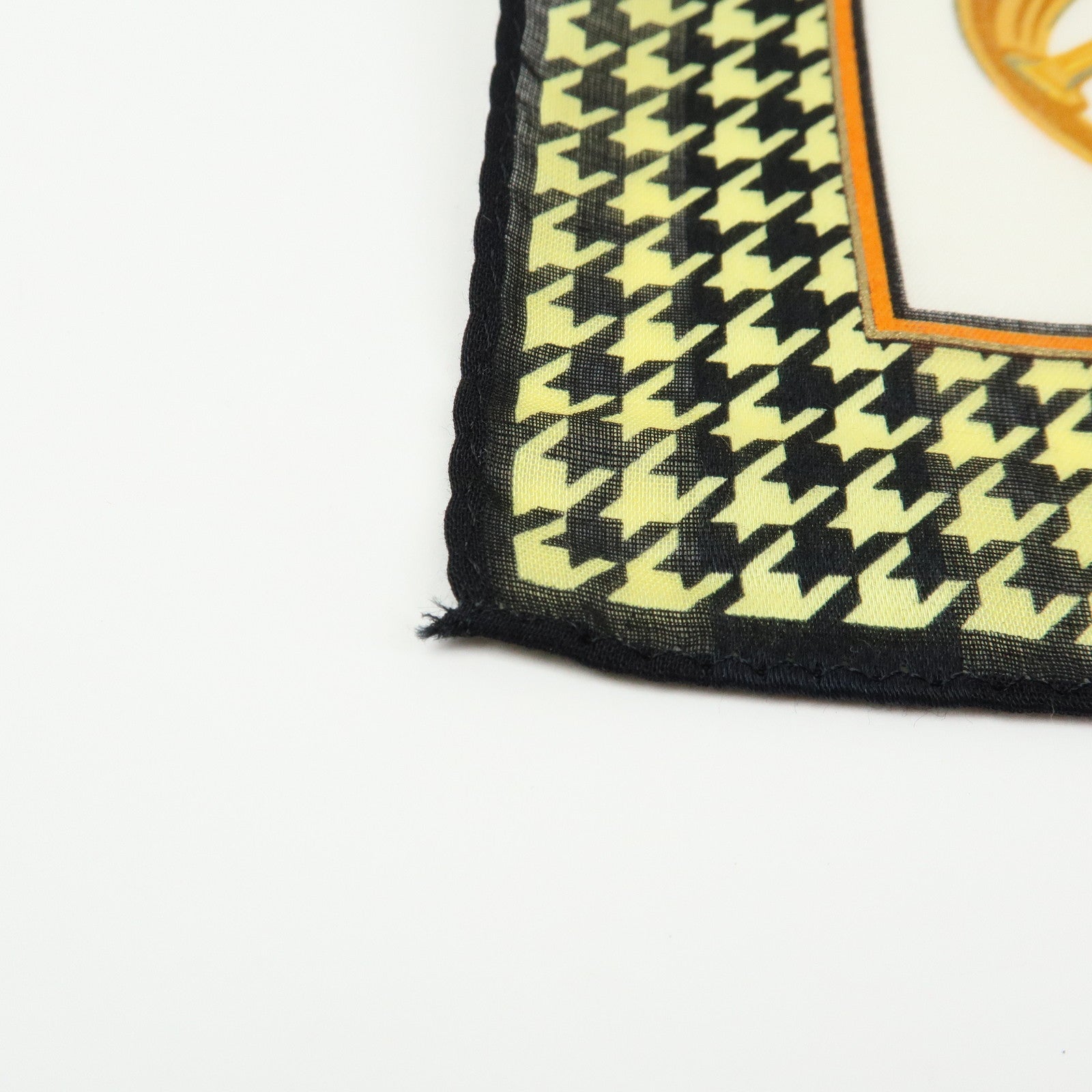 Christian Dior Set of 3 Cotton 100% Handkerchief Blue Yellow Navy