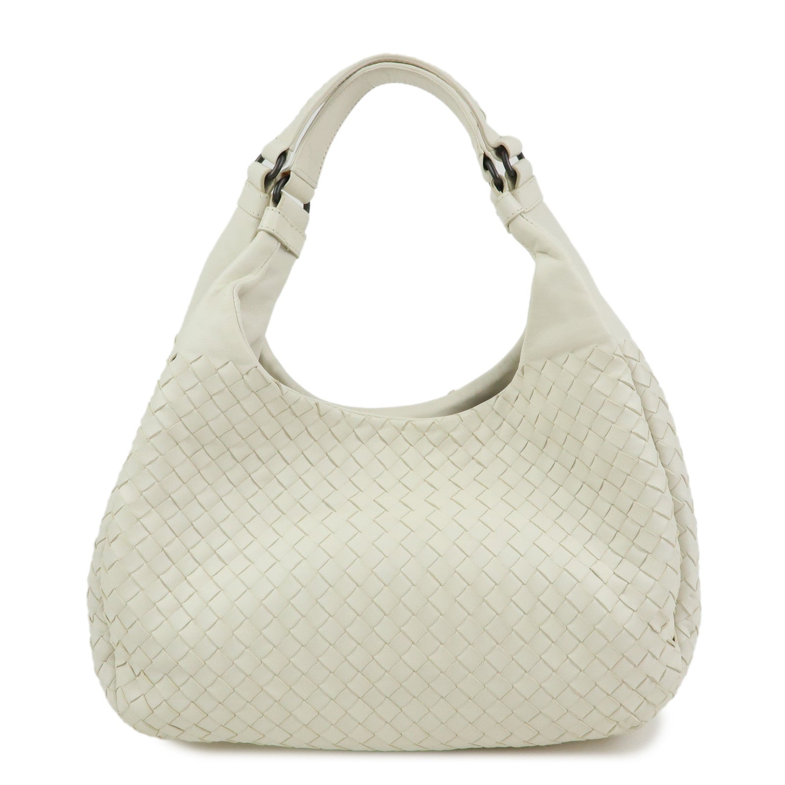 BOTTEGA VENETA Intrecciato Campana Leather Shoulder Bag 125787