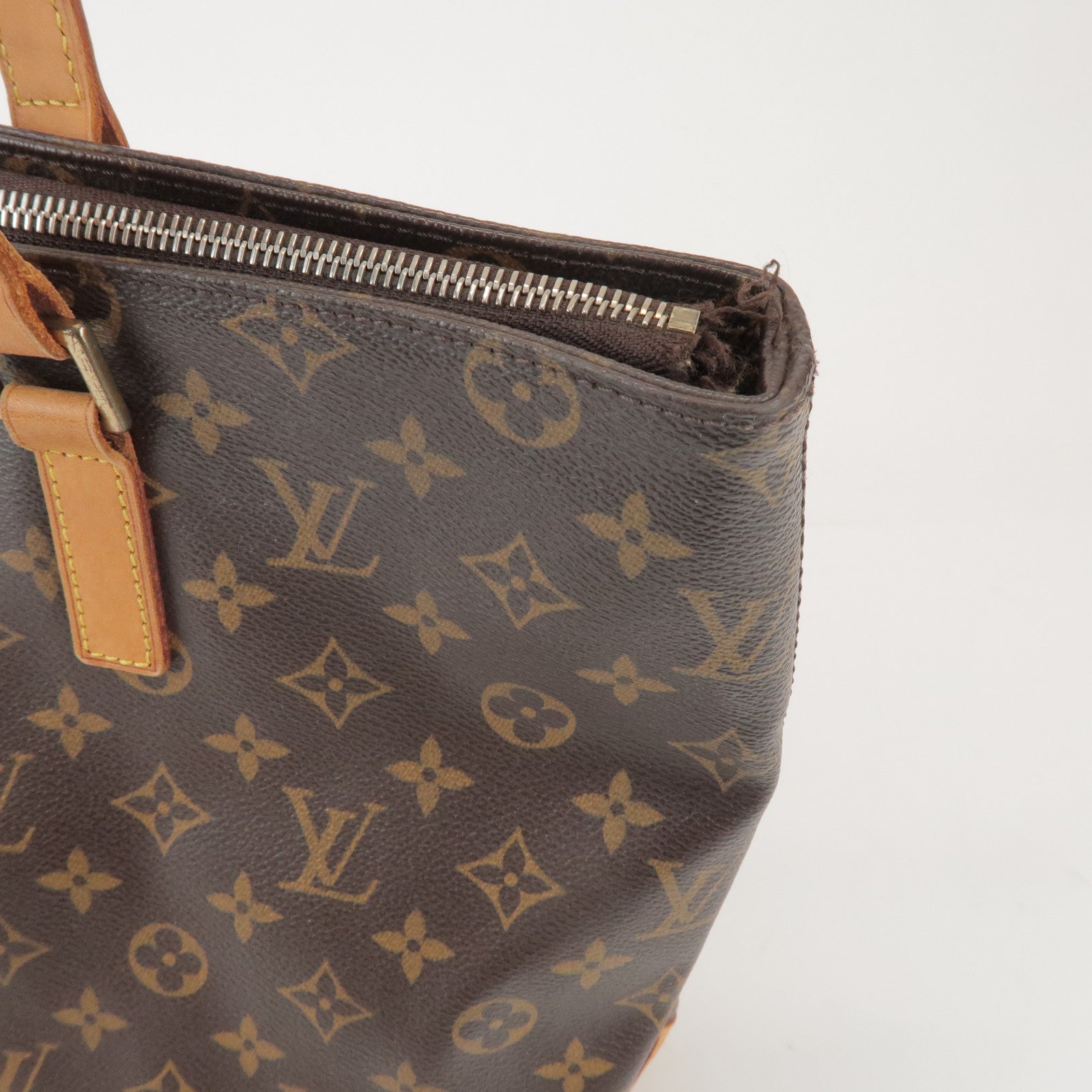 Louis Vuitton Monogram Cabas Mezzo Tote Bag Shoulder Bag M51151