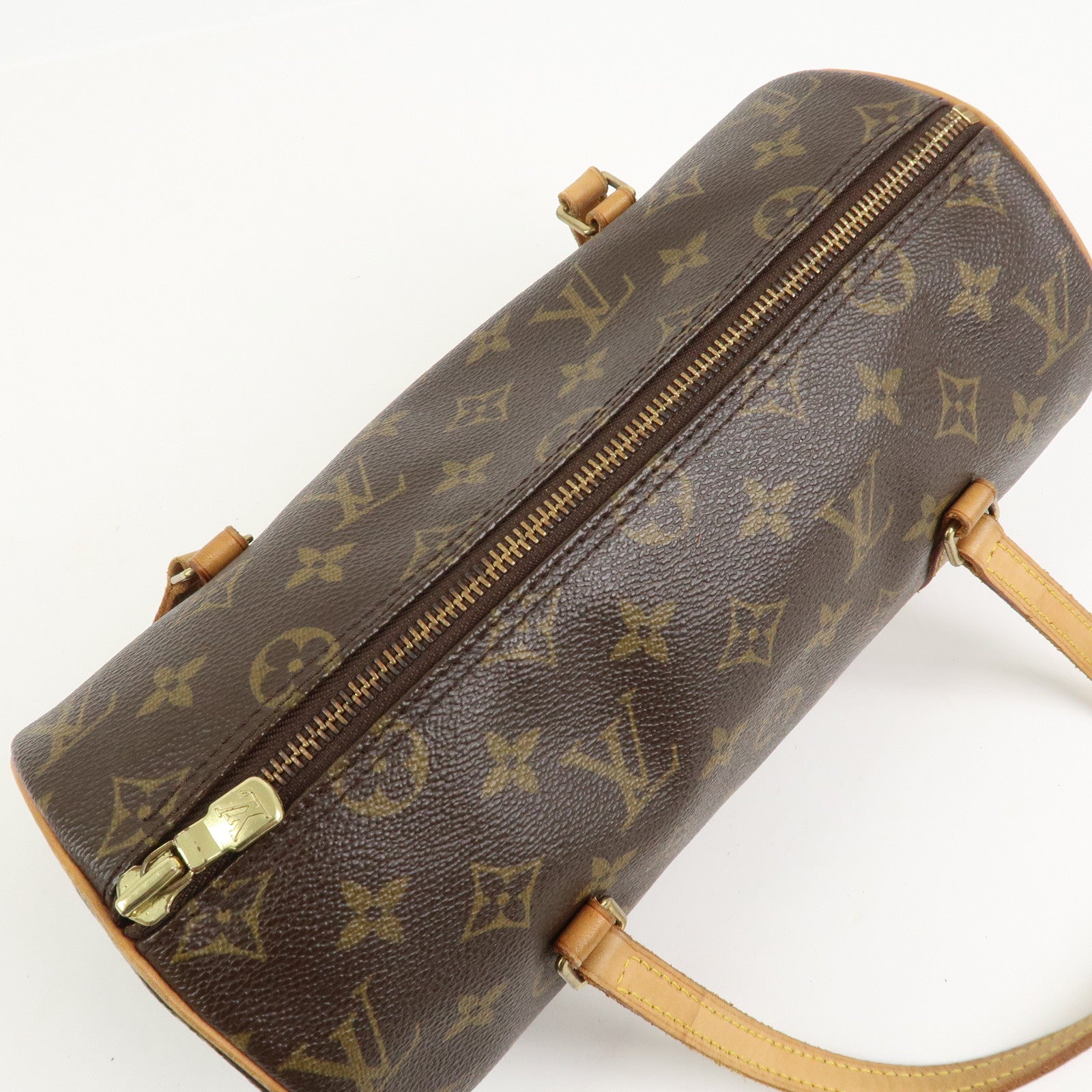 Louis Vuitton Monogram Papillon 26 Hand Bag New Style Brown M51386
