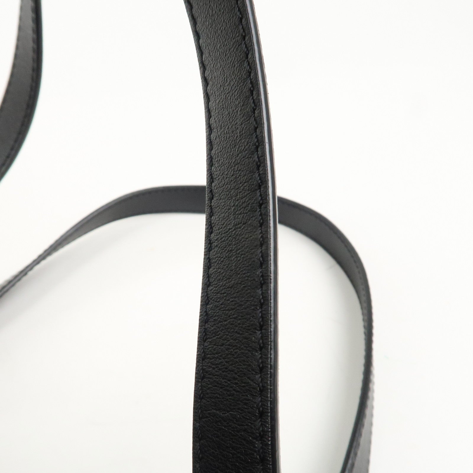 JIMMY CHOO Pimlico Leather N/S Tote Bag Shoulder Bag Studs Black