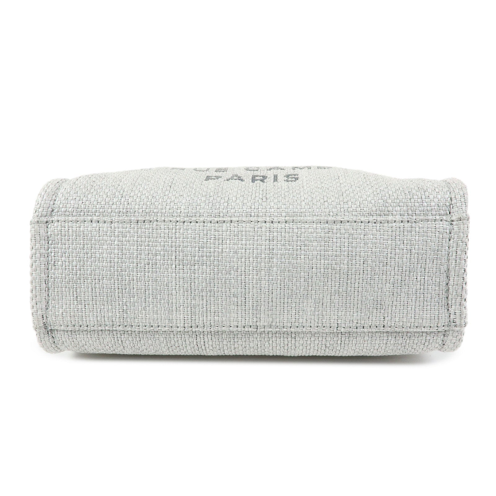 CHANEL Deauville PM Raffia Calf Leather Chain Tote Bag Black A66939