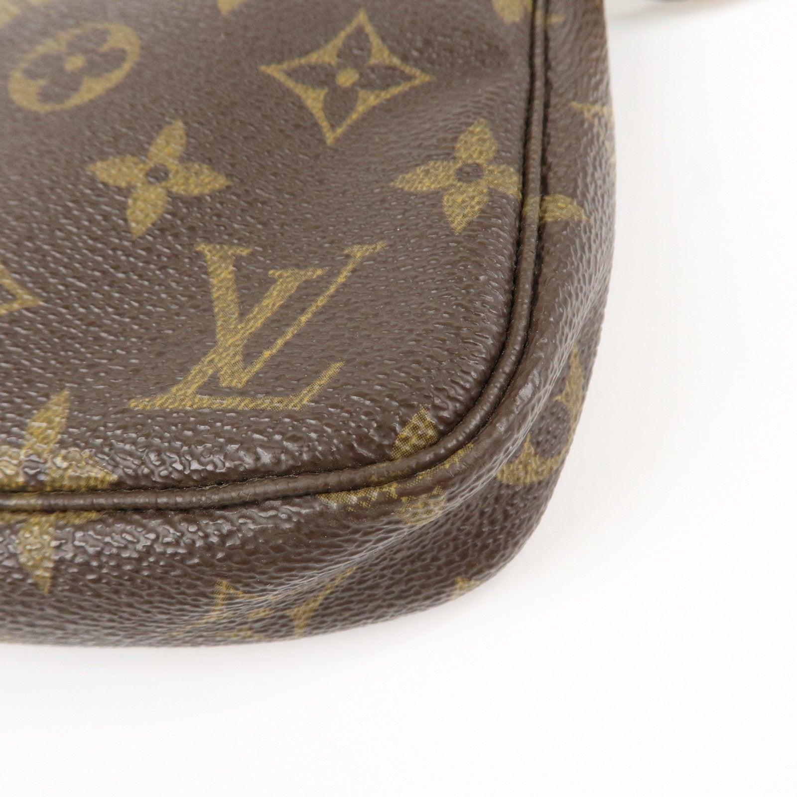 Louis Vuitton Monogram Pochette Accessoir Hand Bag Brown M51980