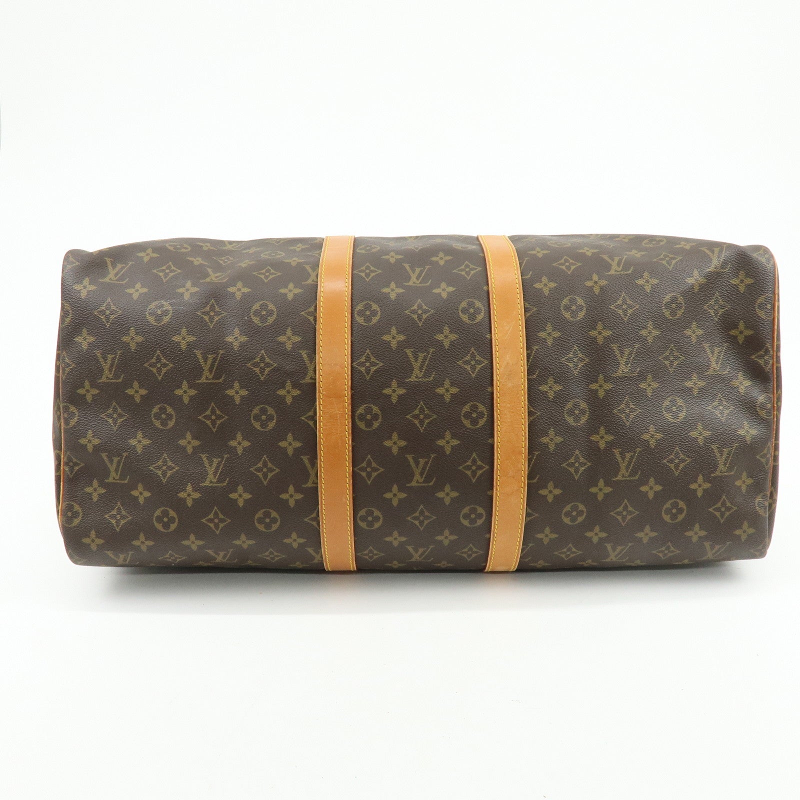 Louis Vuitton Monogram Keep All 55 Boston Bag Brown M41424