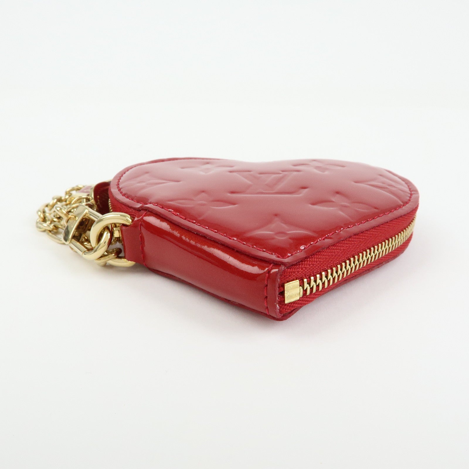 Louis Vuitton Monogram Vernis Porte Monnaie Coeur Coin Case M93562