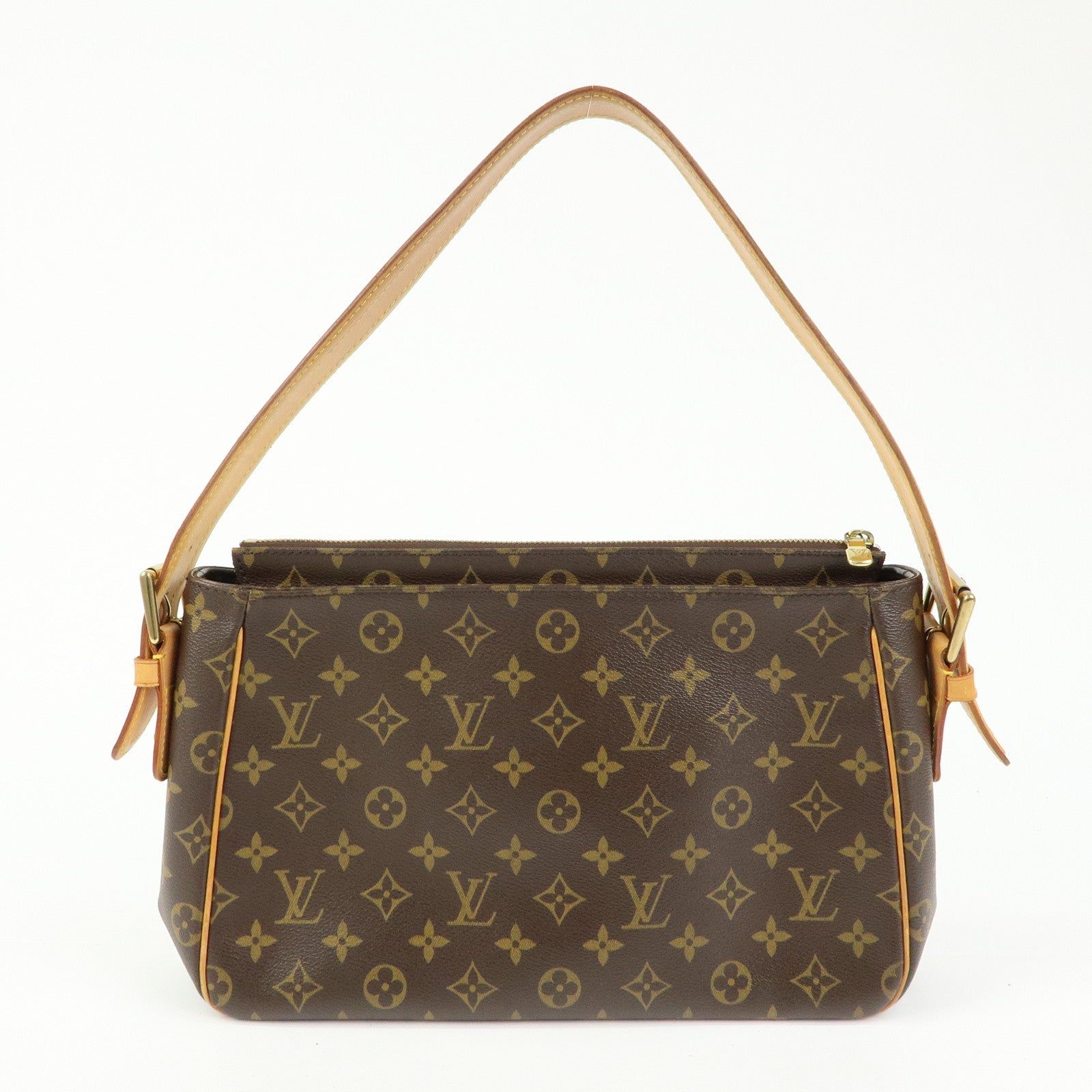 Louis Vuitton Monogram Viva Cite GM Shoulder Bag Brown M51163
