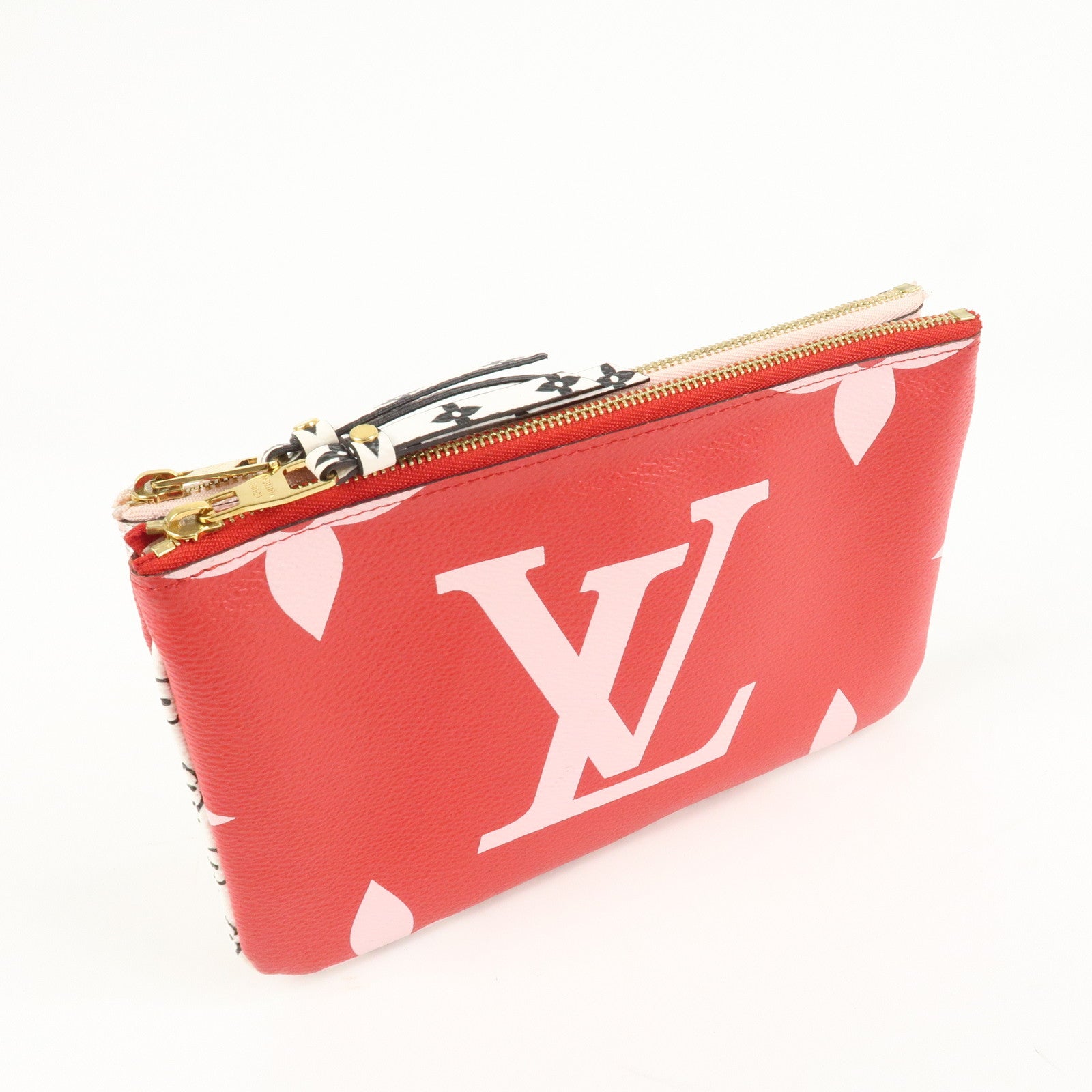 Louis Vuitton Monogram Giant Pochette Double Zip Pouch Rouge M67561 Used
