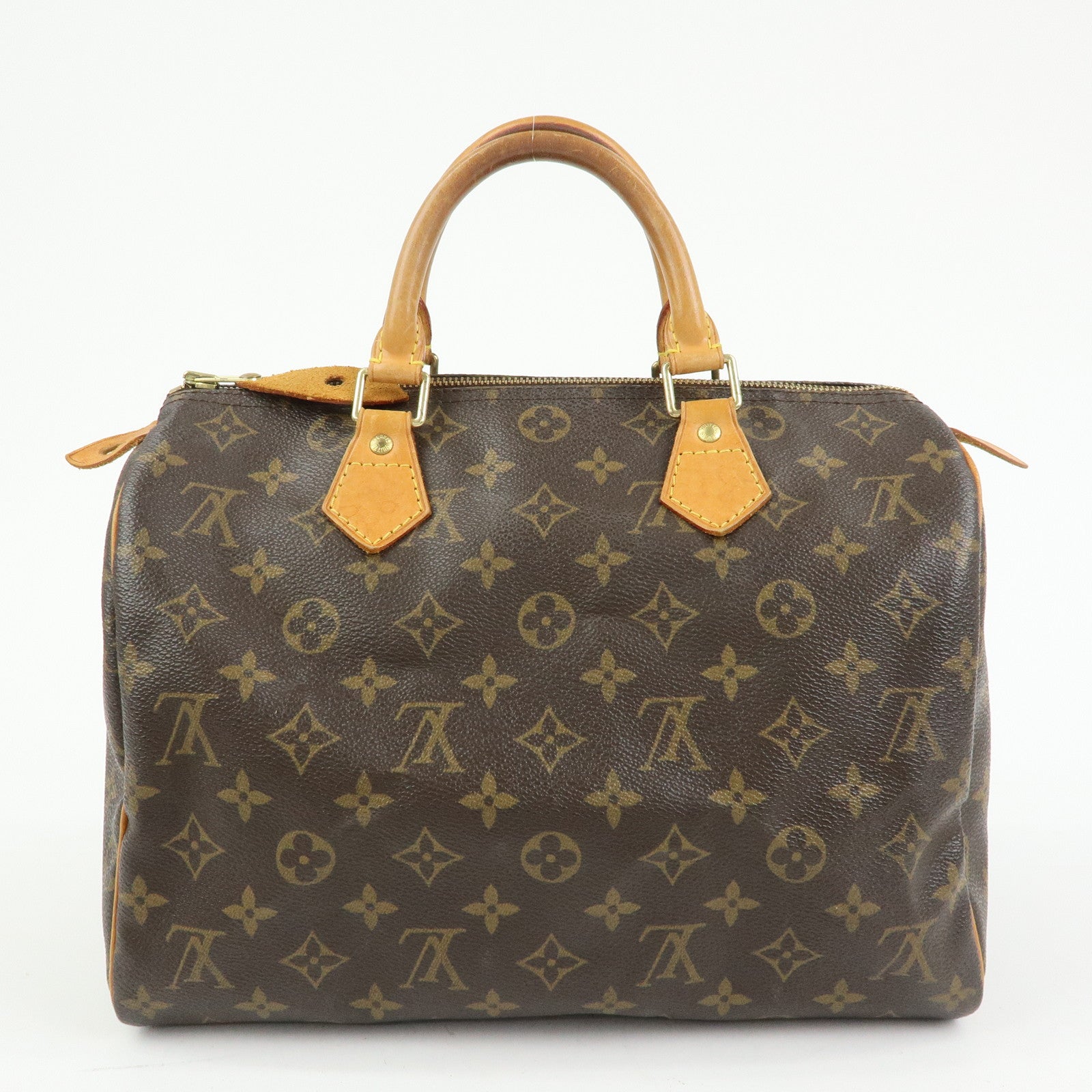 Louis Vuitton Monogram Speedy 30 Boston Bag Hand Bag Brown M41526