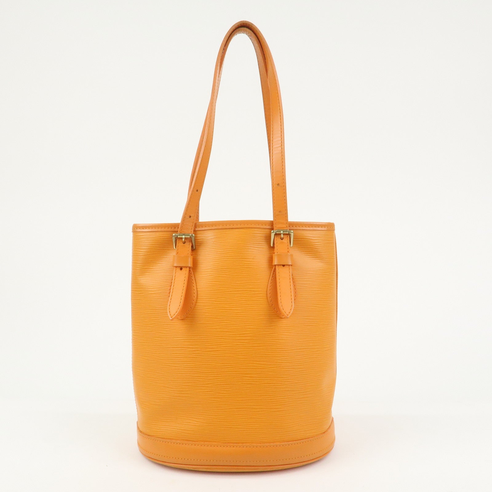 Louis Vuitton Epi Bucket PM Shoulder Bag Tote Bag Mandarin M5899H