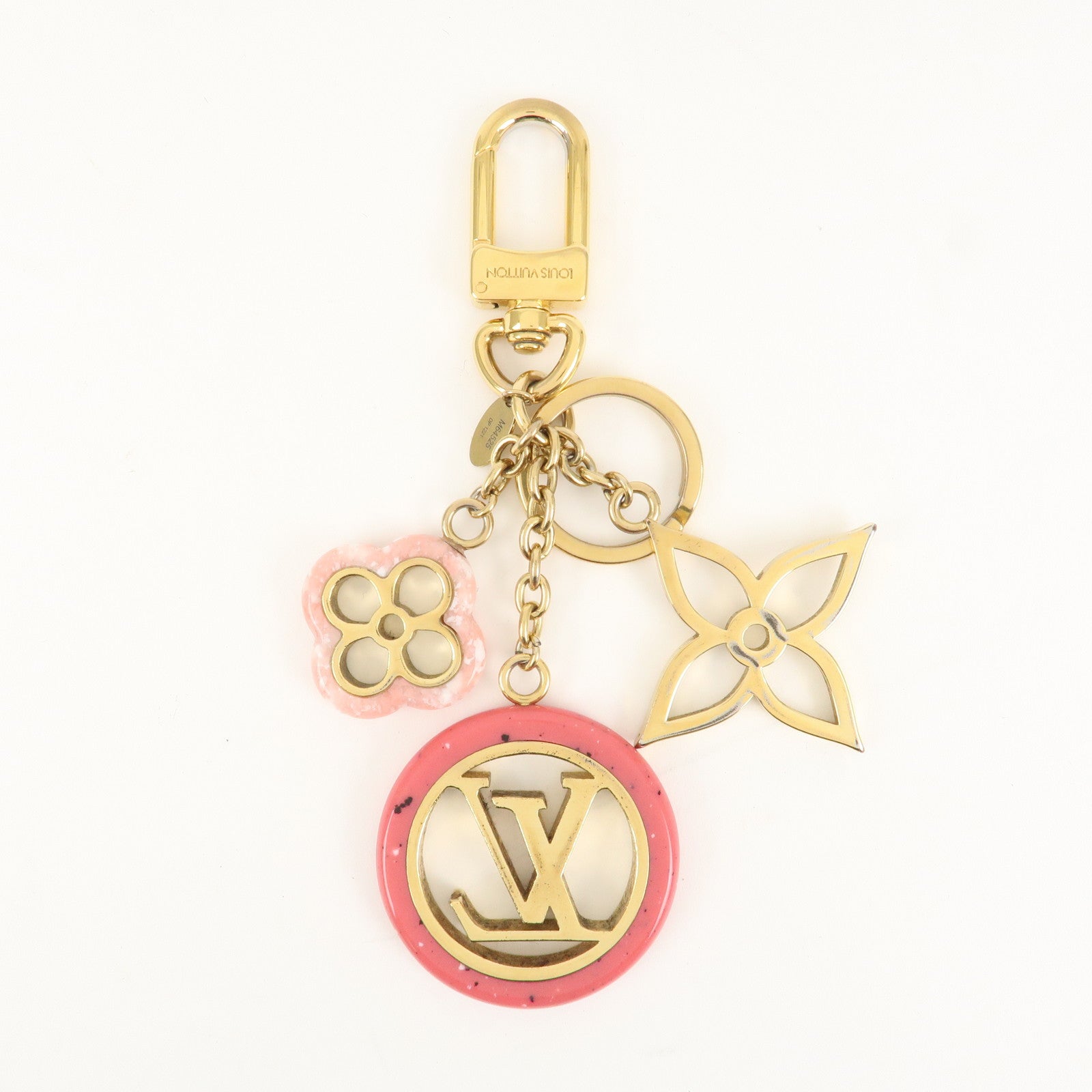 Louis Vuitton Porte Cles Color Line Charm Key Ring M64525 Used