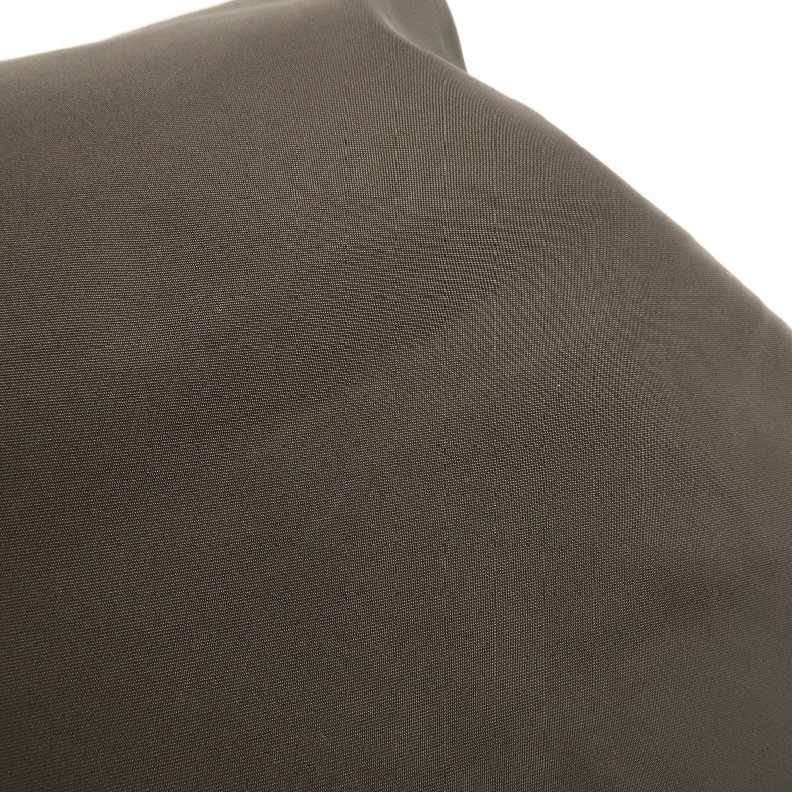 PRADA Triangle Logo Nylon Tote Bag Hand Bag Brown