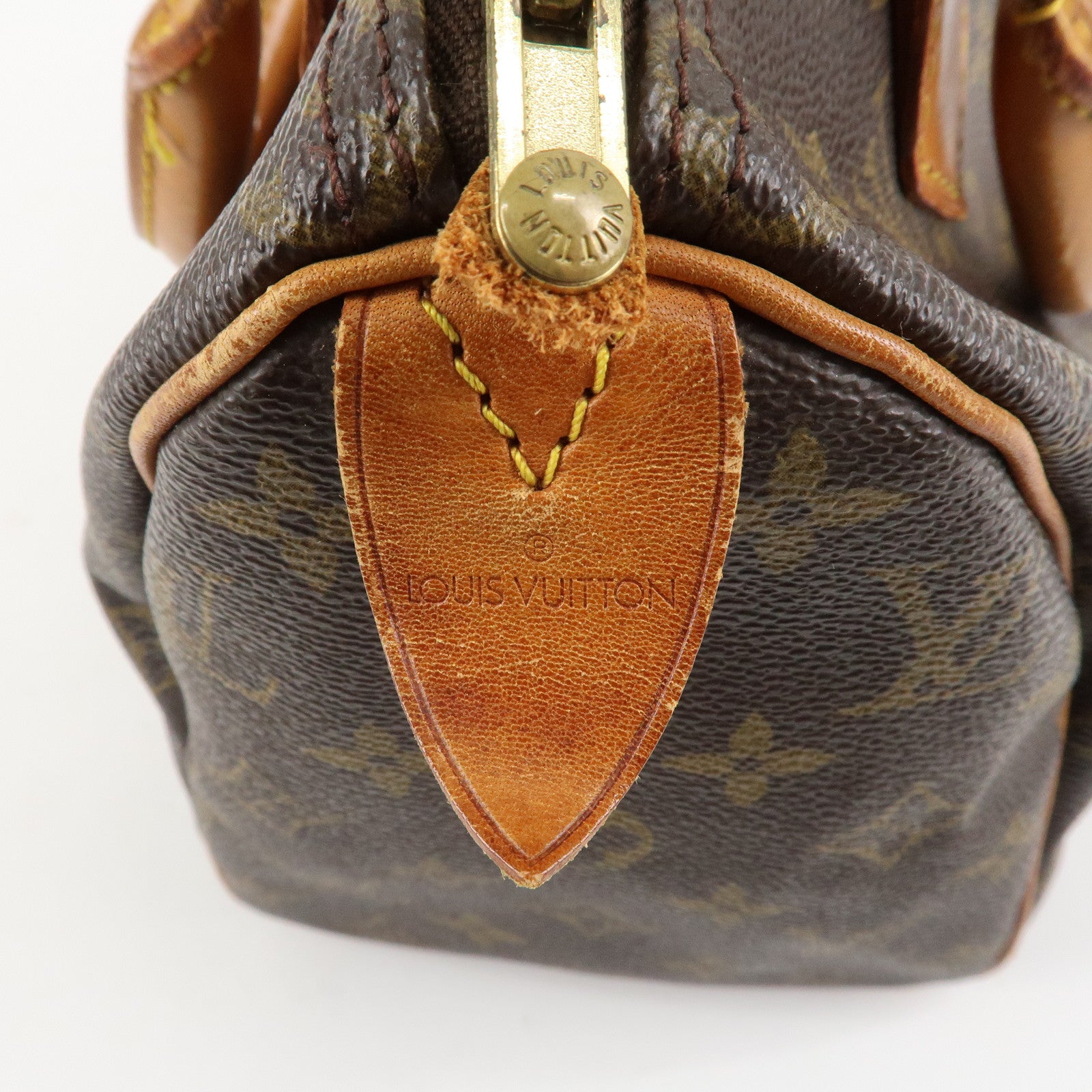 Louis Vuitton Monogram Speedy 25 Hand Bag Boston Bag M41528 Used