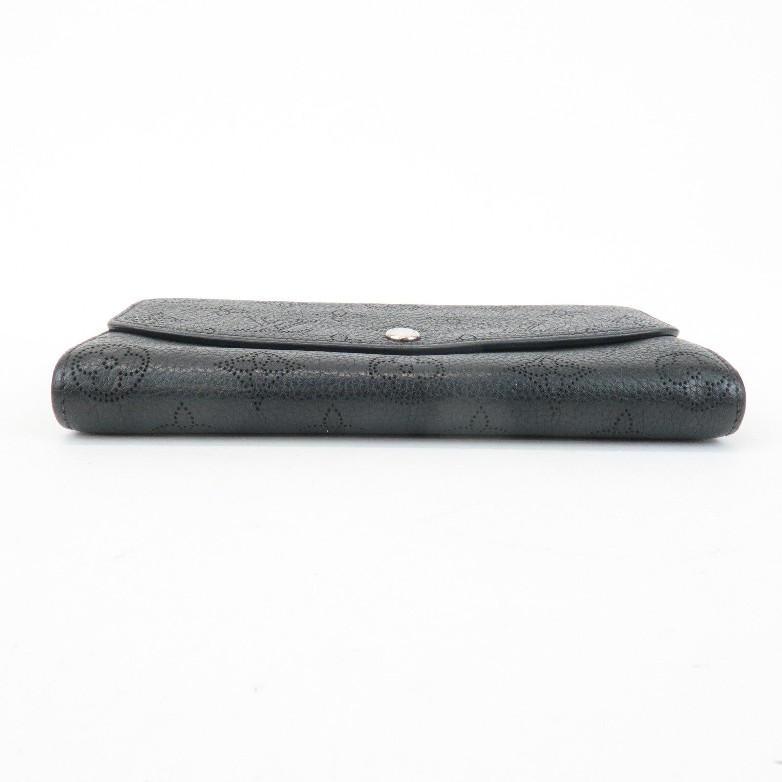 Louis Vuitton Monogram Mahina Portefeuille Iris Wallet Noir M60143 Used