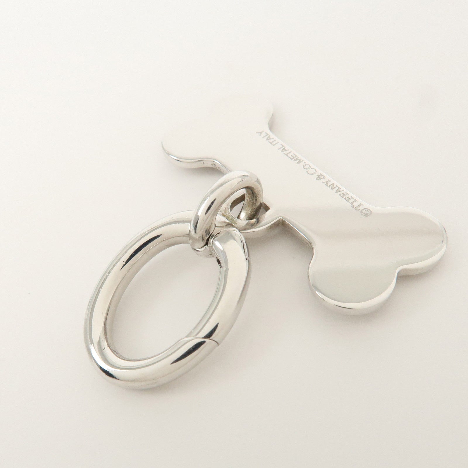 Tiffany & Co. Sterling Silver Dog Born Charm Pet Accessories Silver