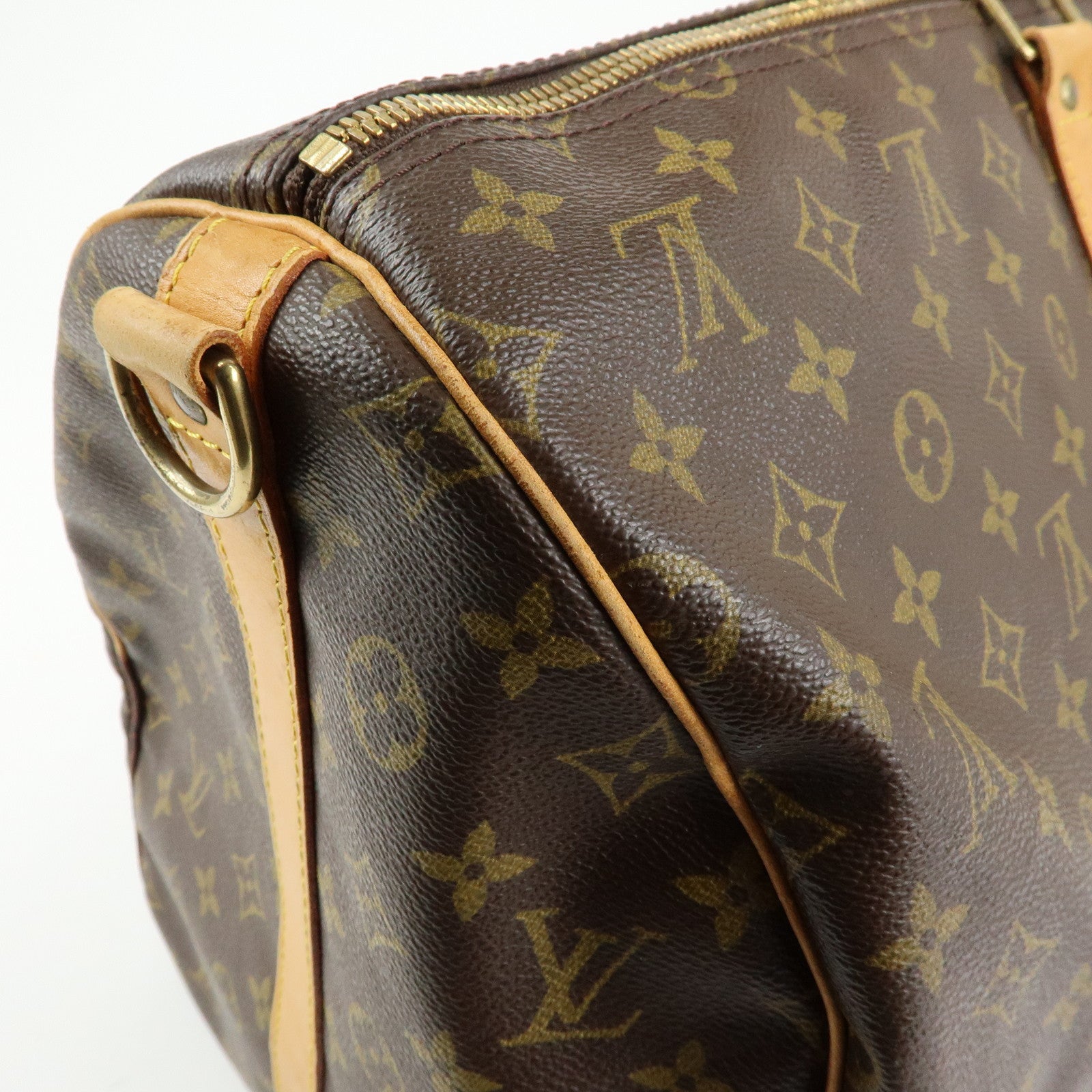 Louis Vuitton Monogram Keep All Bandouliere 55 Boston Bag M41414