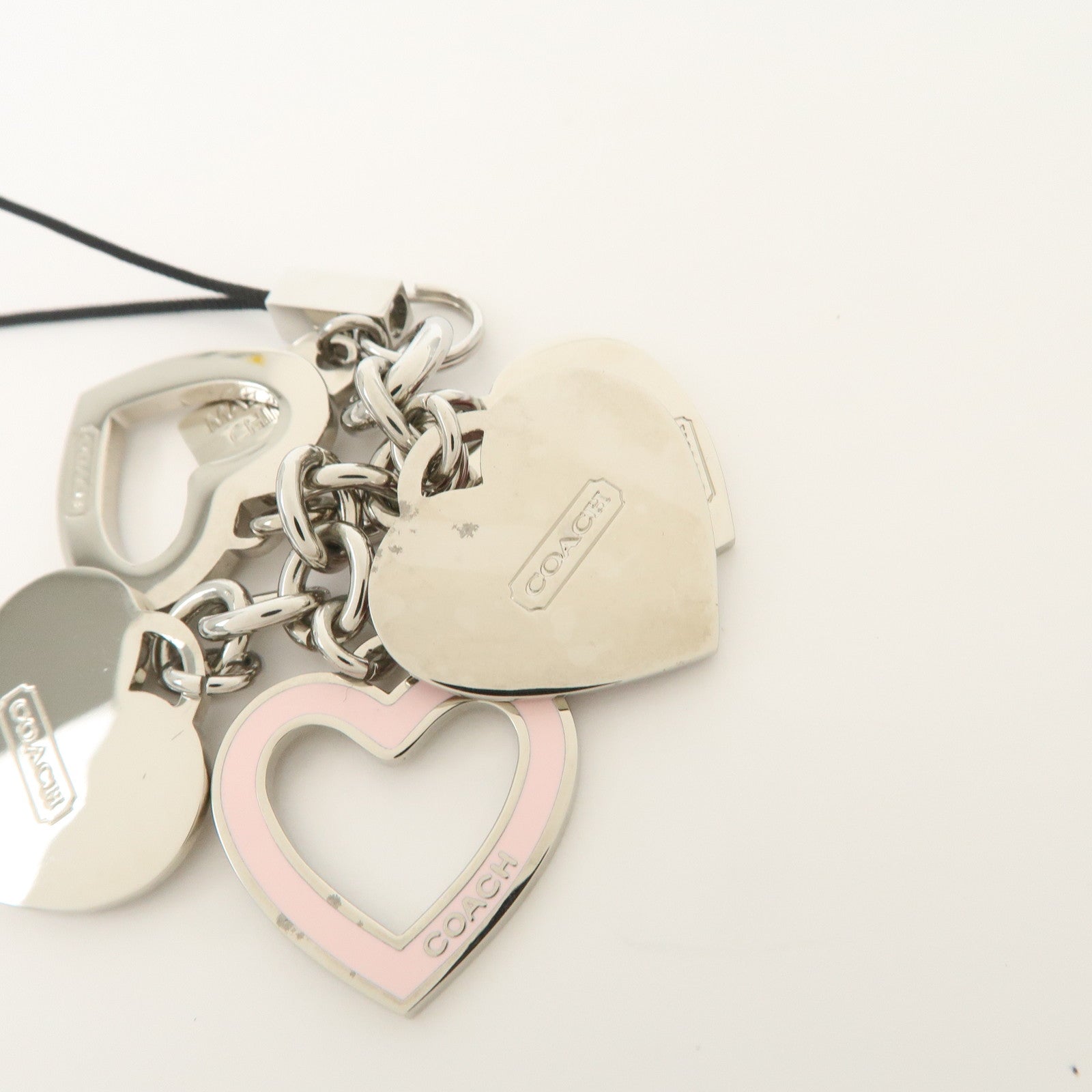 COACH Set Of 3 Bag Charm Key Charm Metal Multicolor Fruits