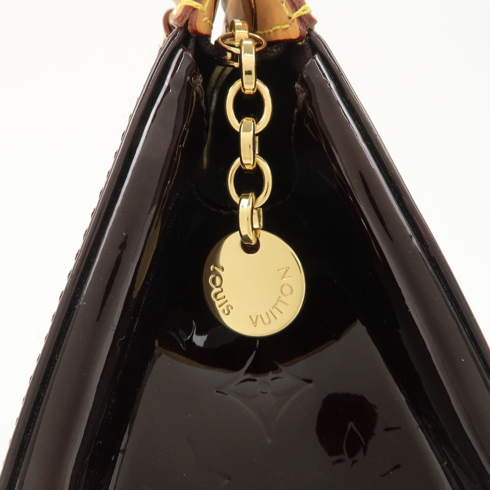 Louis Vuitton Vernis Brea MM 2Way Hand Bag Shoulder Bag Amarante M91619