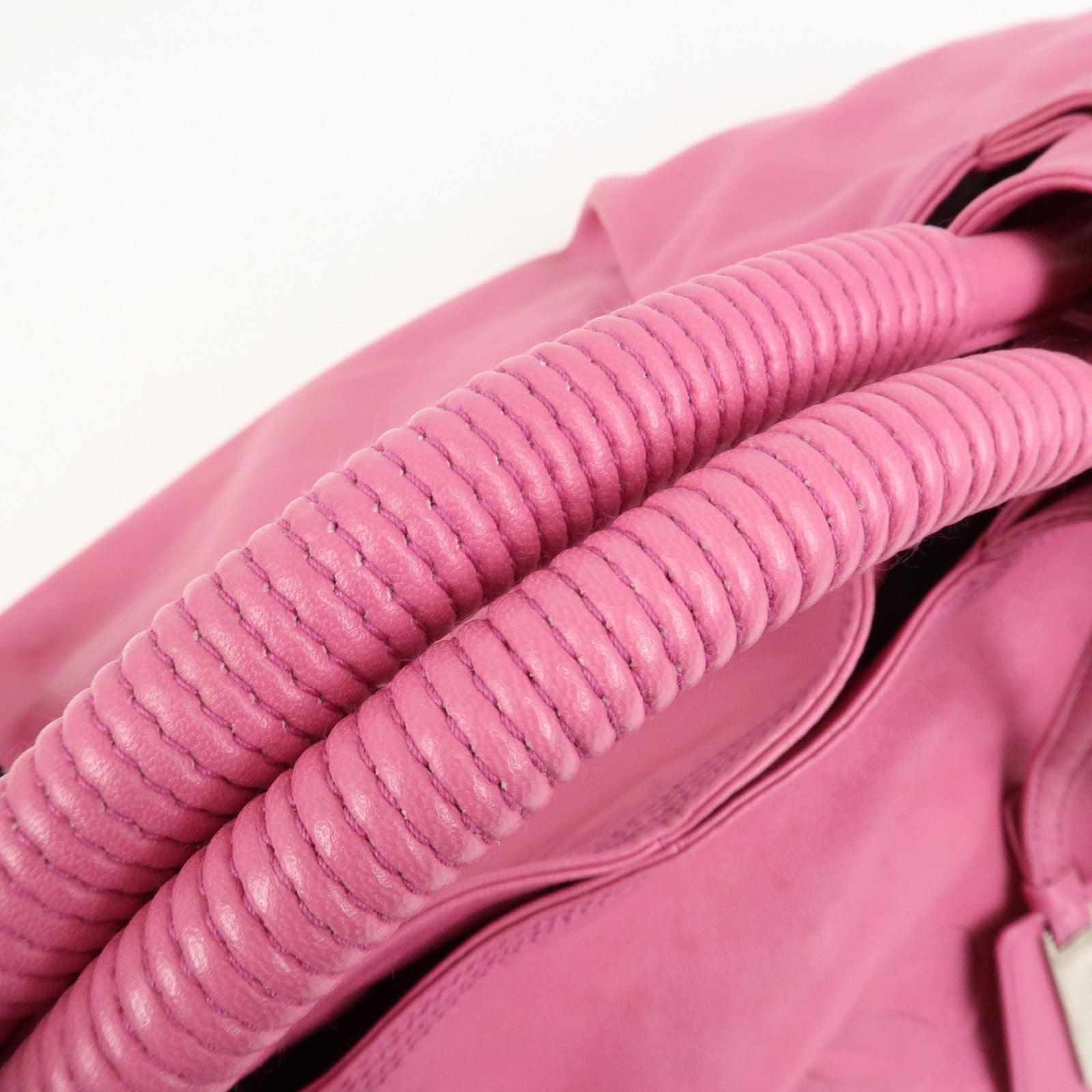 LOEWE Anagram Nappa Aire Leather Hand Bag Shoulder Bag Pink