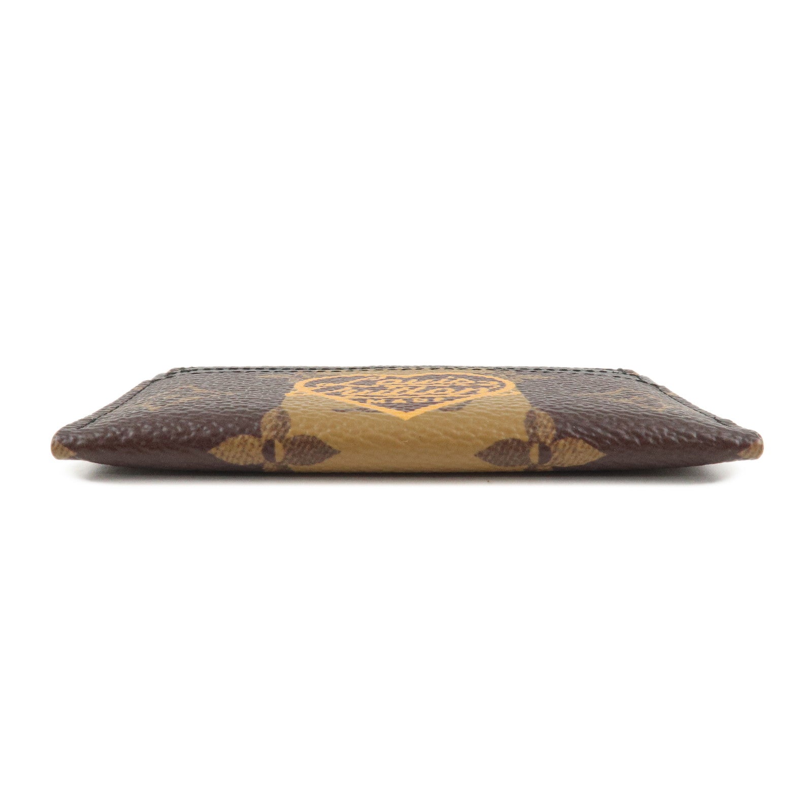 Louis Vuitton Monogram Porte Cartes Double Canvas Card Case M81006 Used