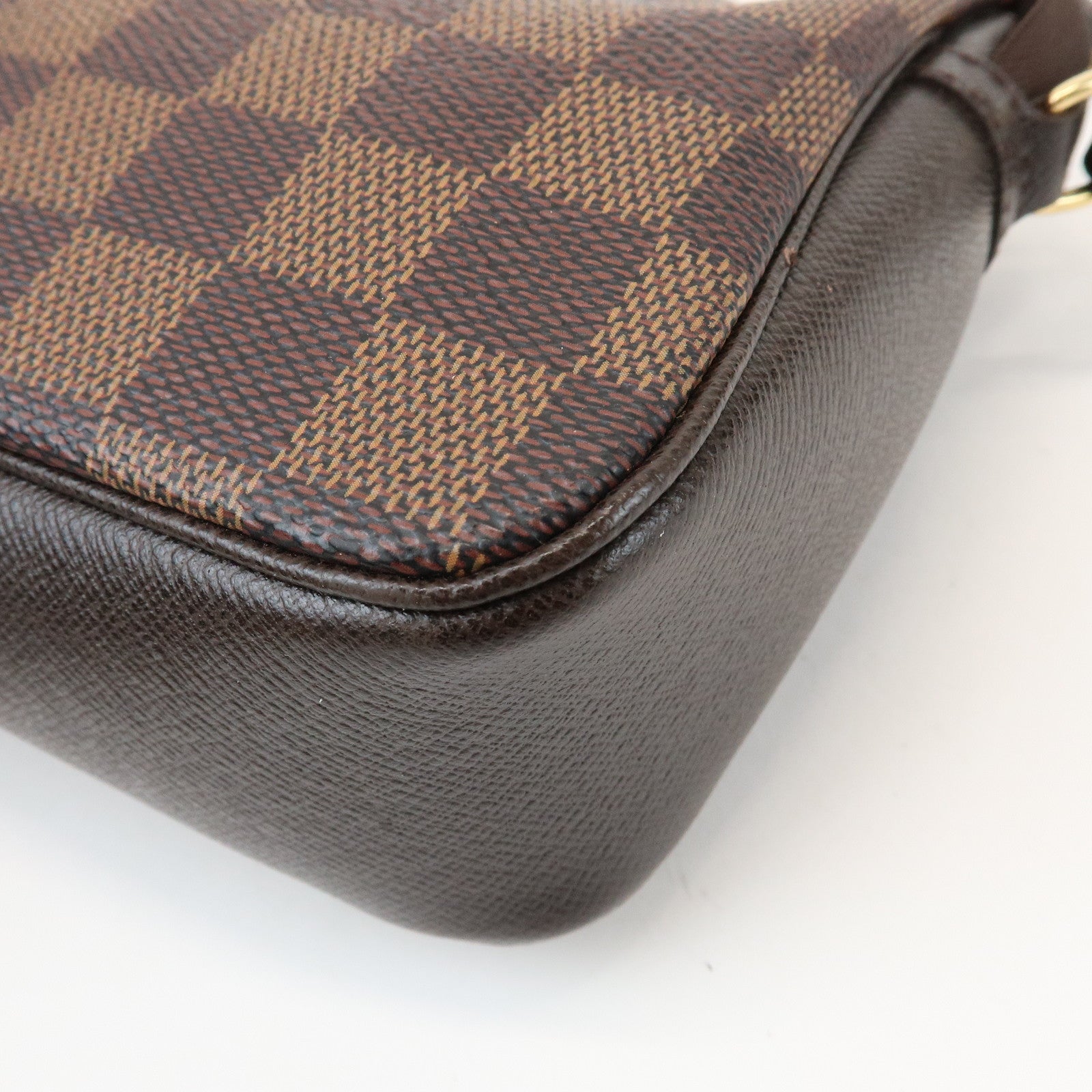 Louis Vuitton Damier Trousse Makeup Accessory Pouch Brown N51982