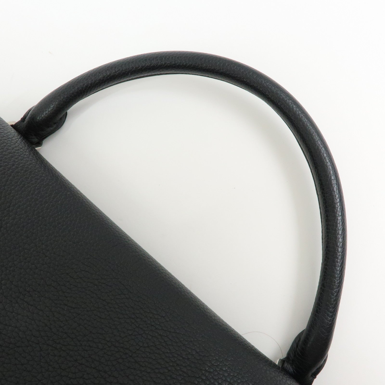 CELINE Trapeze Leather Suede 2WAY Bag Shoulder Bag Black