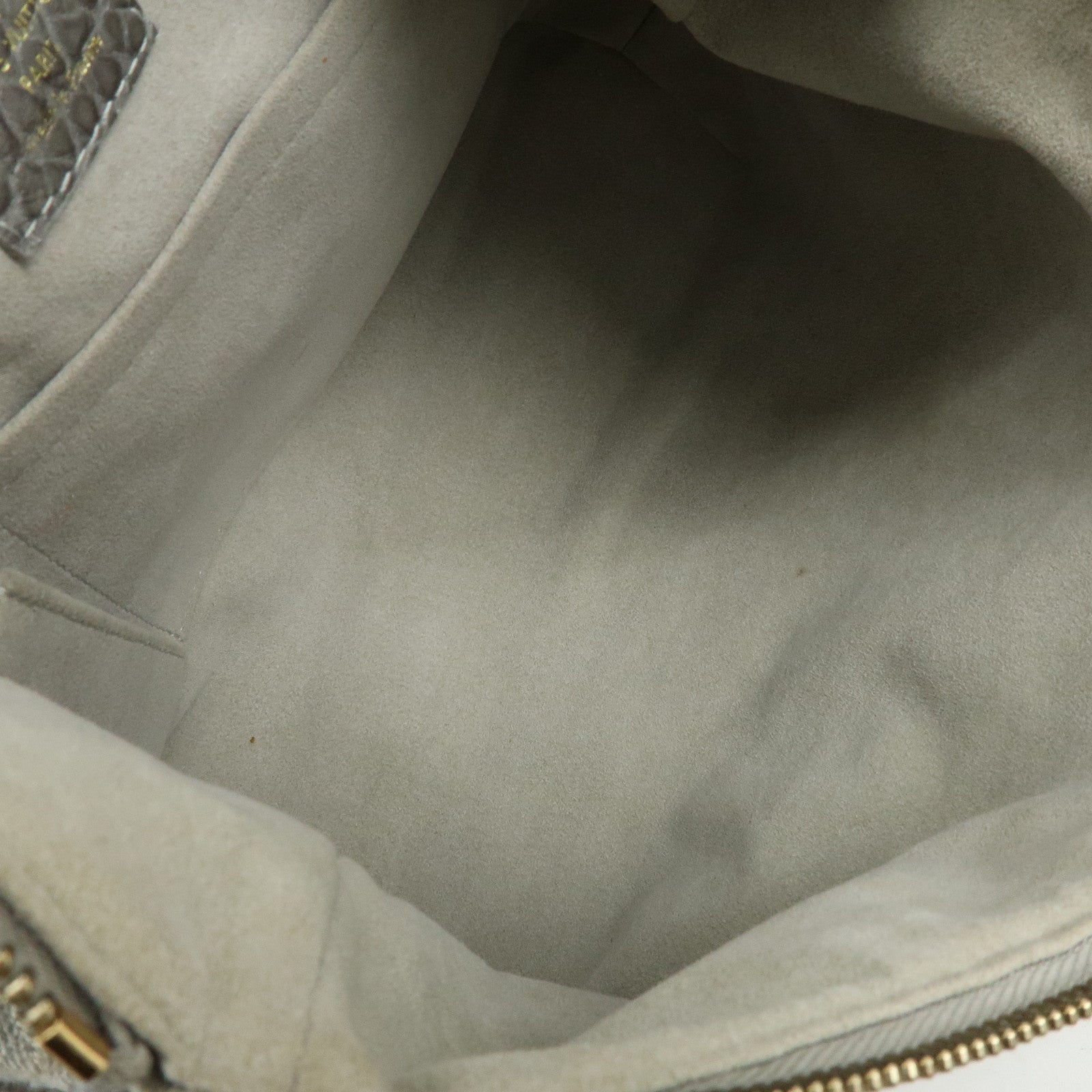 Louis Vuitton Slightly Denim Leather Shoulder Bag Gris M95384