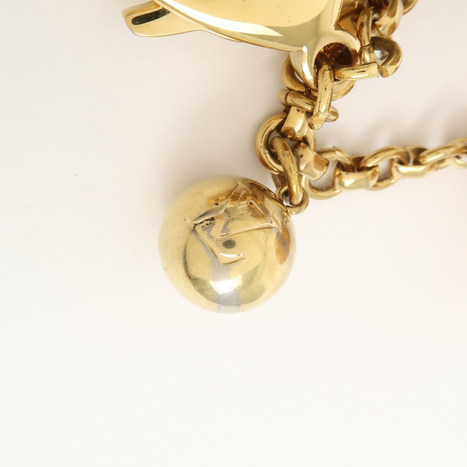 Louis Vuitton Bijou Sac Mini Lin Metal Bag Charm Key Charm M65643