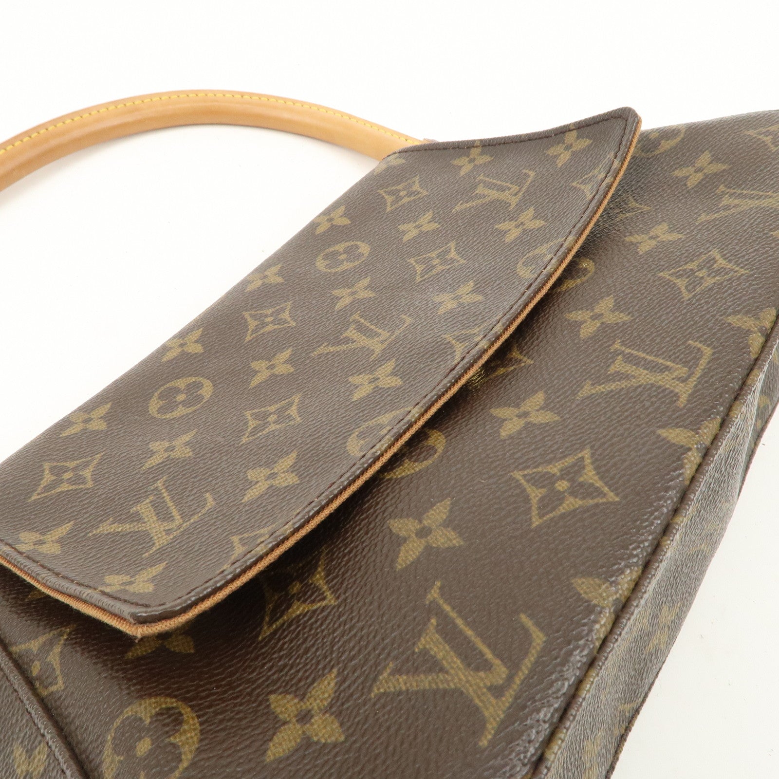 Louis Vuitton Monogram Mini Looping Shoulder Bag Hand Bag M51147 Used