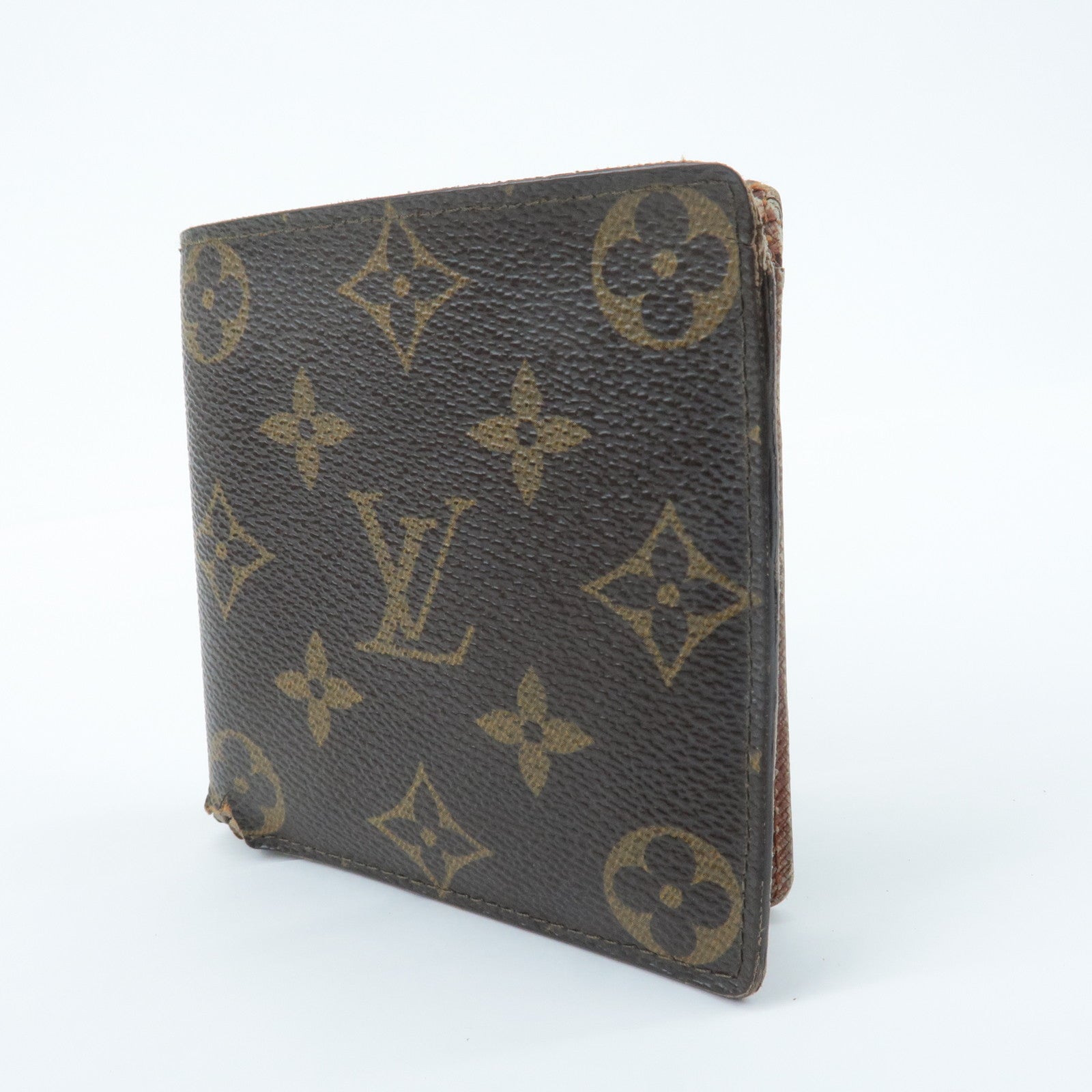 Louis Vuitton Monogram Set of 3 Wallet Brown M61652 M61675 Used
