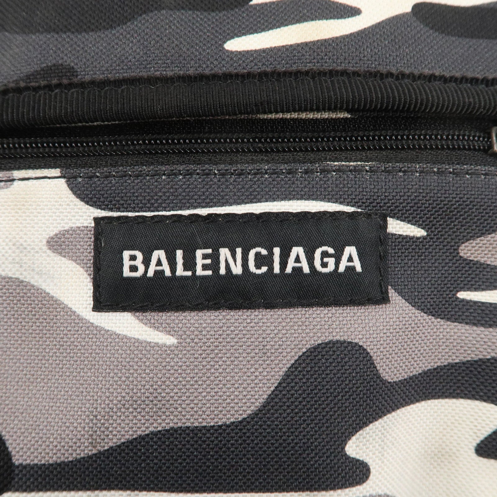 BALENCIAGA Explorer Nylon Shoulder Bag Camouflage 532298