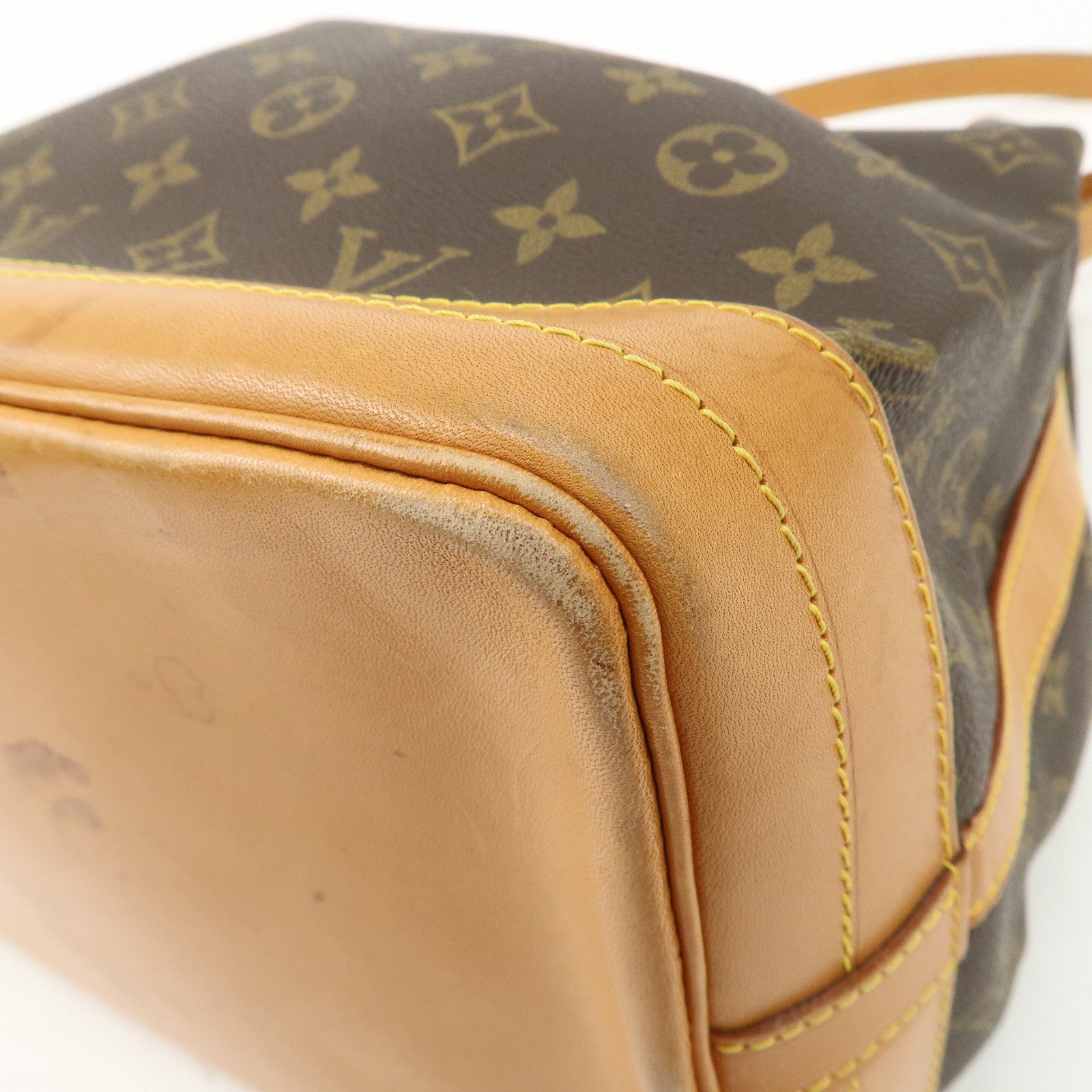 Louis Vuitton Monogram Noe Shoulder Bag Brown M42224