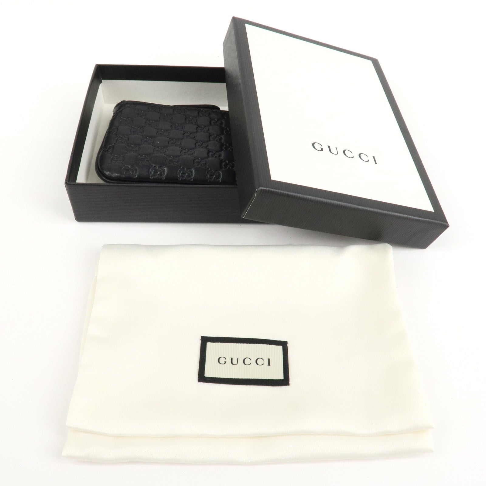 GUCCI Micro Guccisima Micro Guccisima Leather Coin Case 5444476