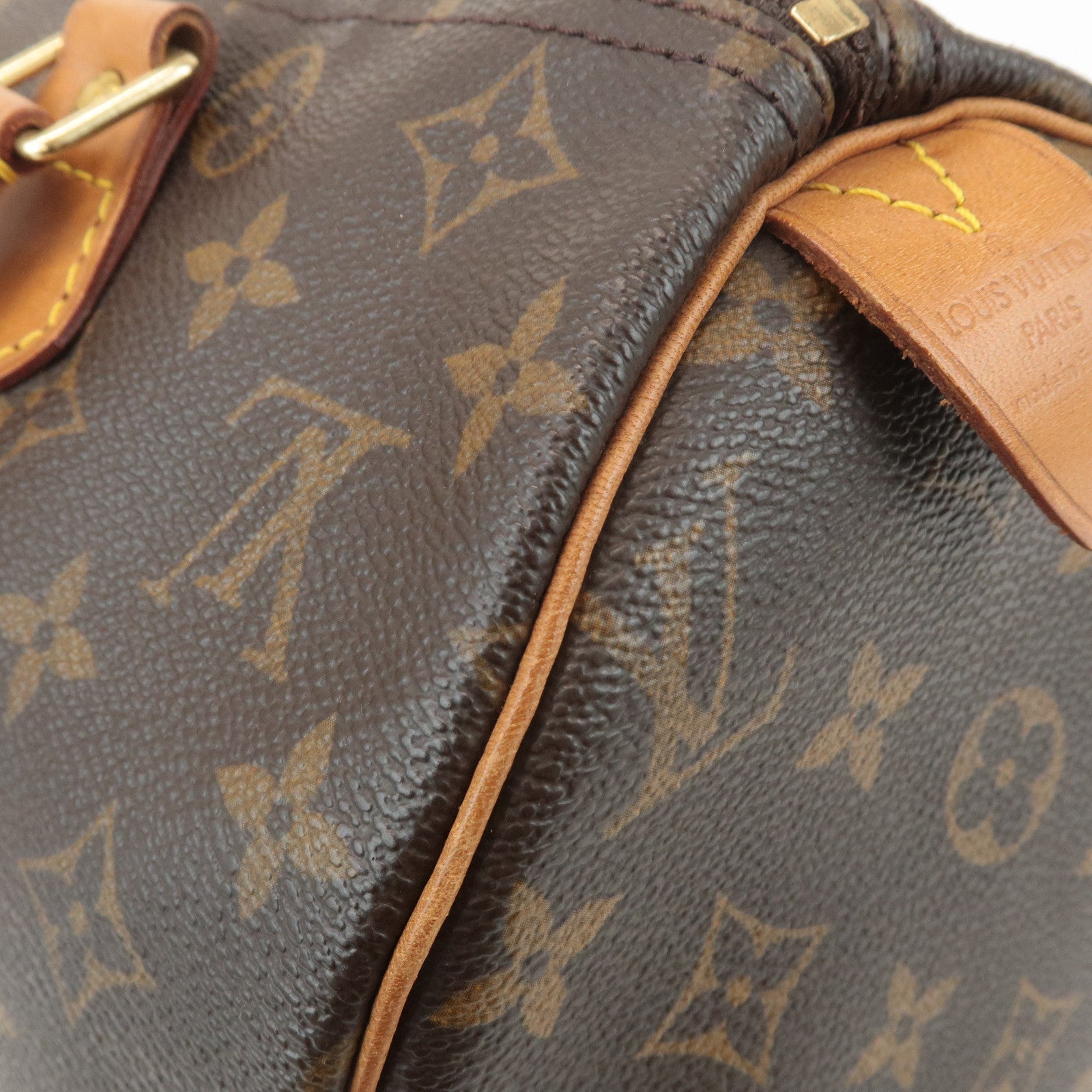 Louis Vuitton Monogram Speedy 30 Hand Bag Boston Bag M41108 Used