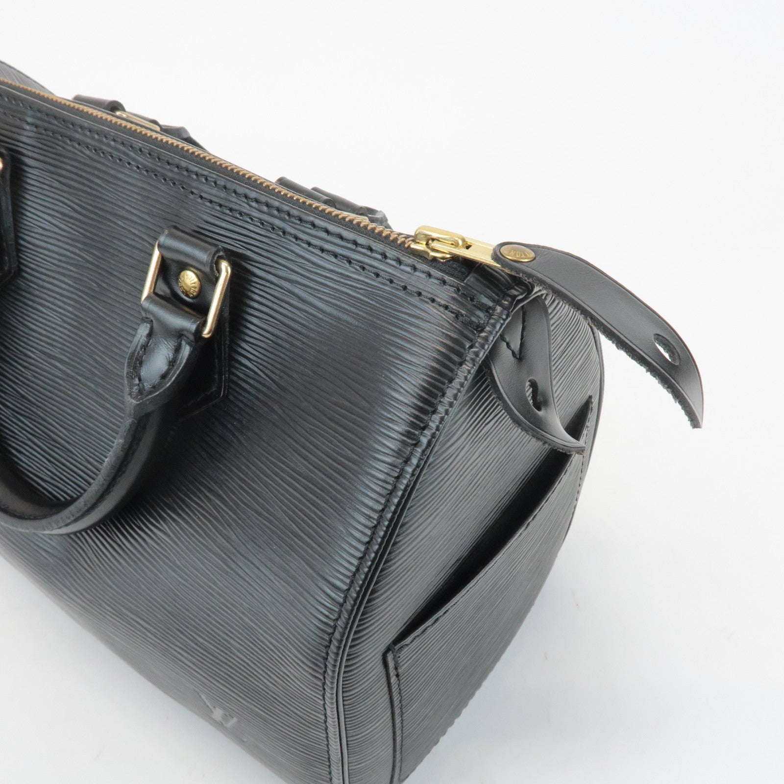 Louis Vuitton Epi Speedy 25 Boston Bag Hand Bag Noir M43012 Used