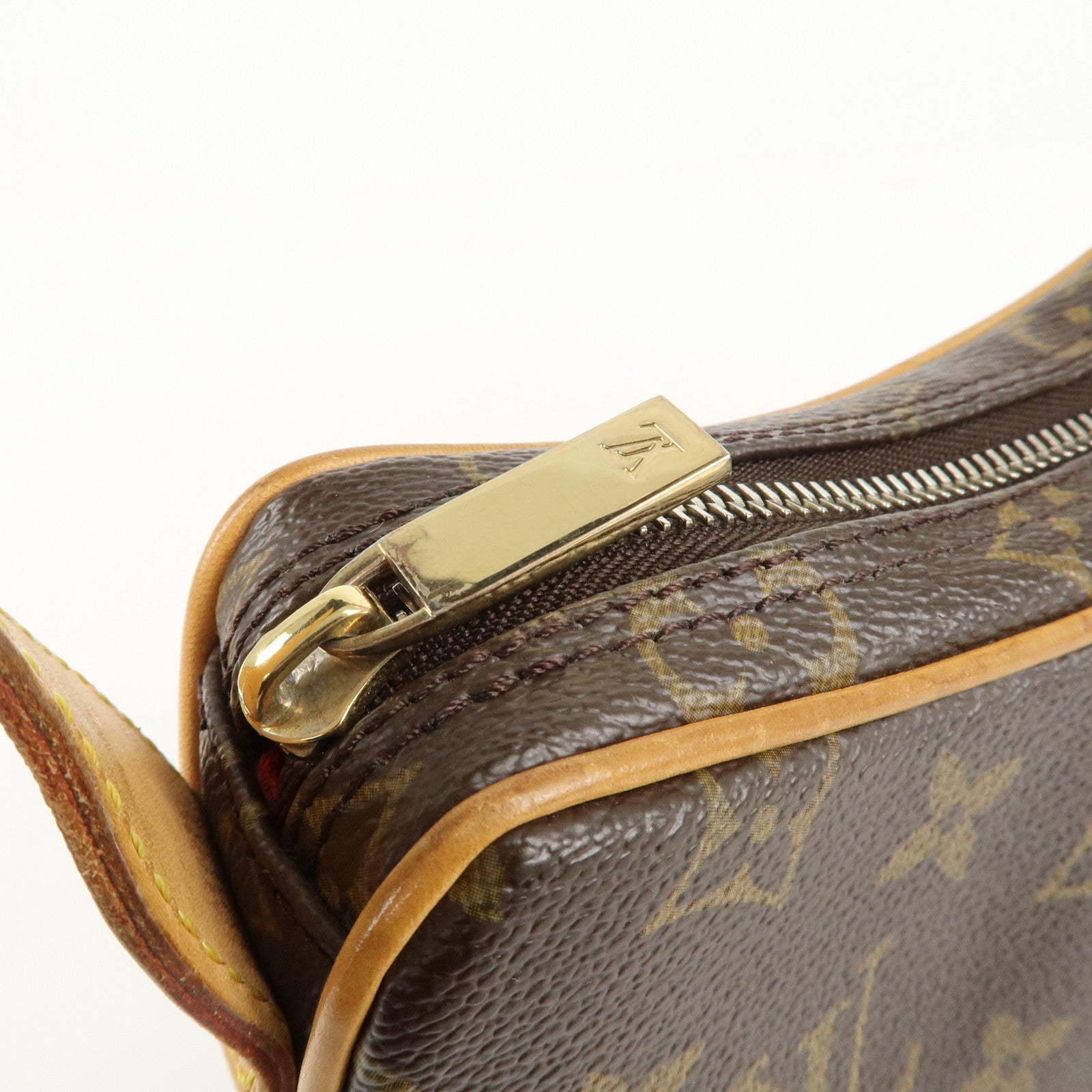 Louis Vuitton Monogram Pochette Croissant Shoulder Bag M51510 Used