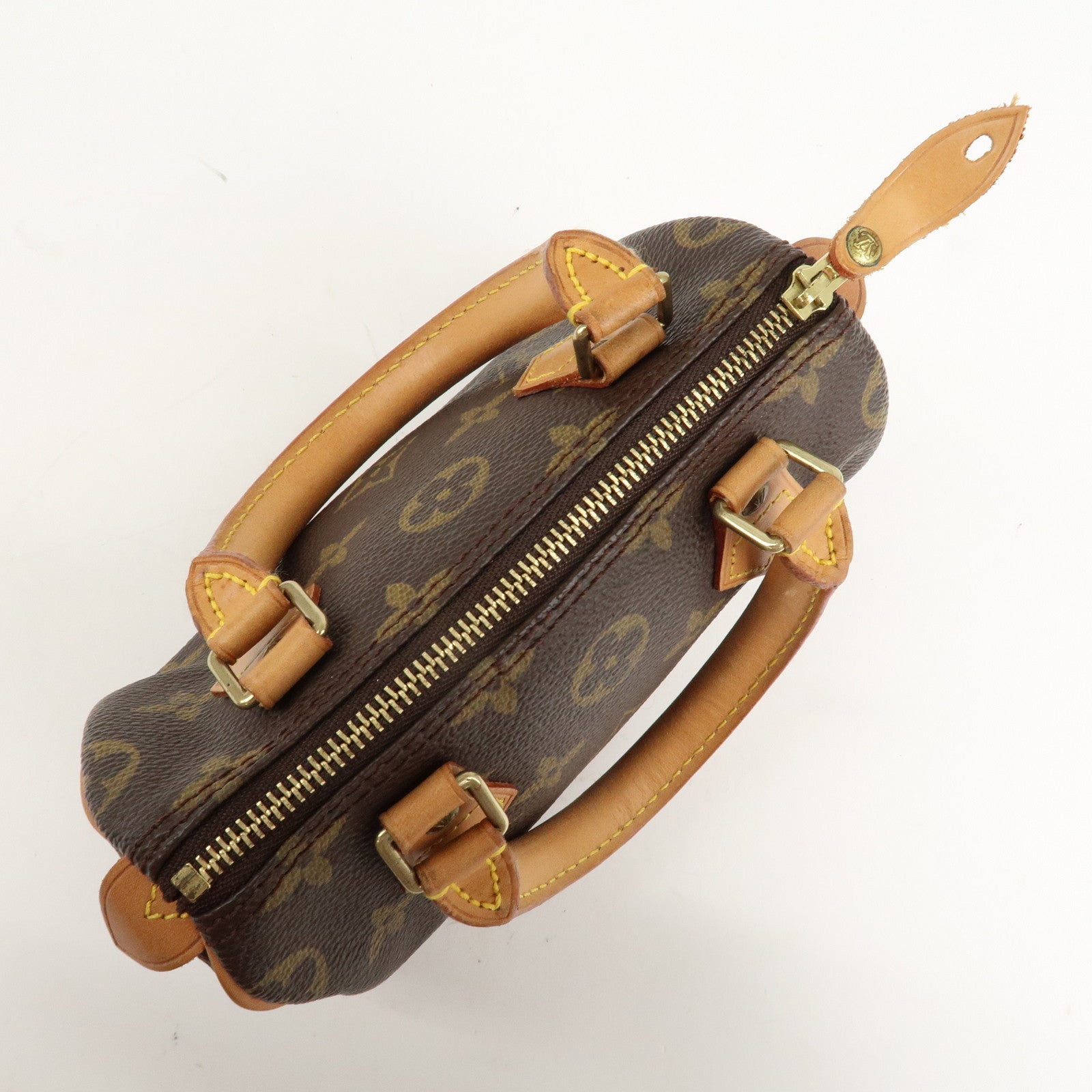 Louis Vuitton Monogram Mini Speedy & Strap M41534 J75010 Used