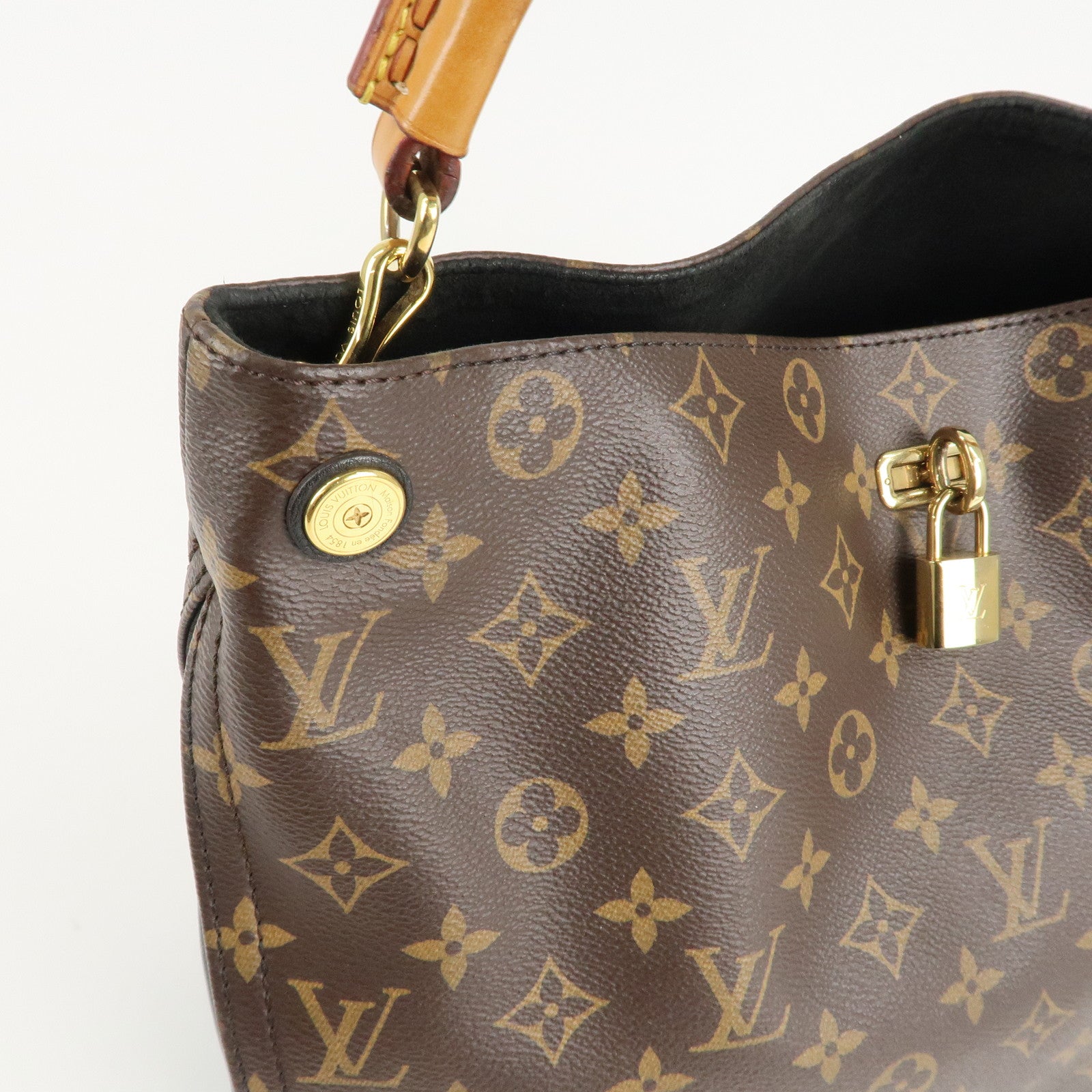 Louis Vuittton Monogram Gaia Shoulder Bag Brown M41621